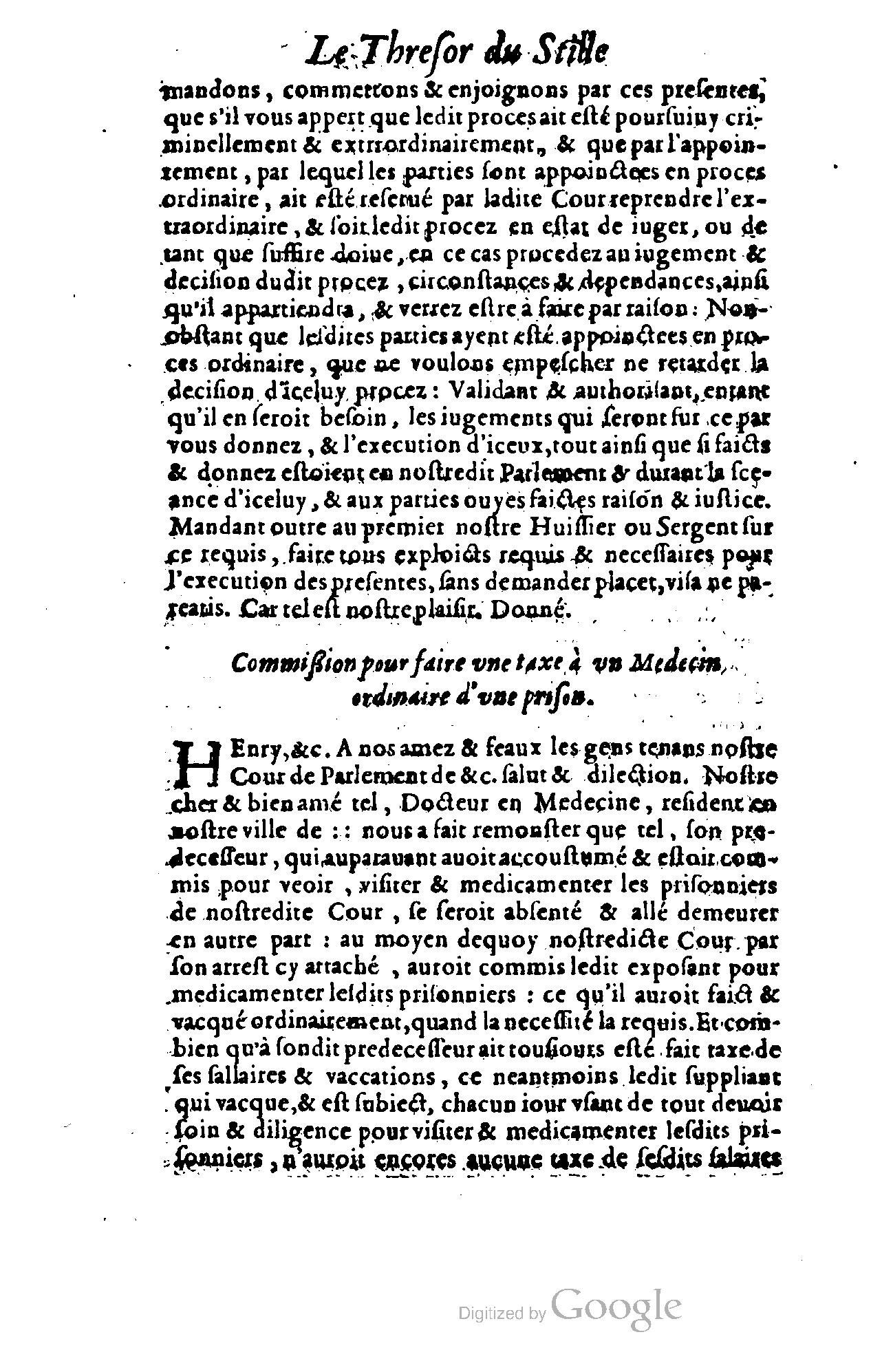 1614 - Jean Richer - Trésor du nouveau style et protocole de la chancellerie de France - BSB Munich
