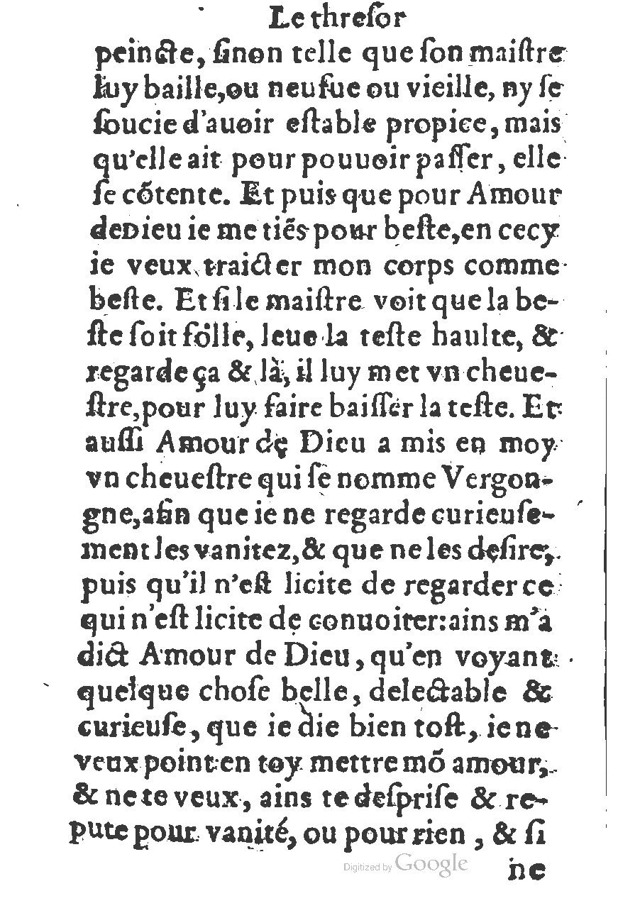 1578 - Guillaume Chaudière - Trésor de dévotion traitant de plusieurs belles vertus - BM Lyon