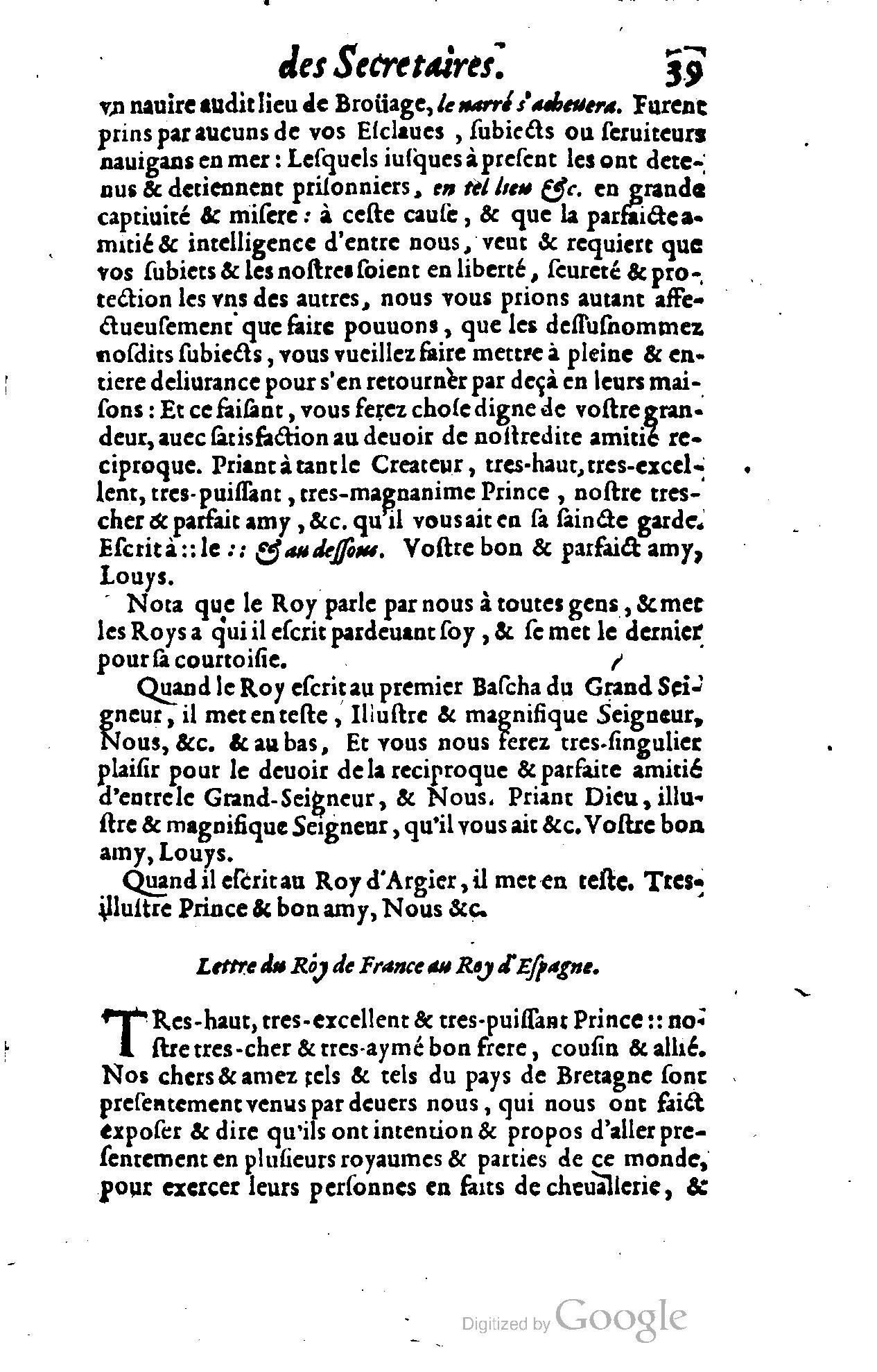 1614 - Jean Richer - Trésor du nouveau style et protocole de la chancellerie de France - BSB Munich 1614 - Jean Richer - Trésor du nouveau style et protocole de la chancellerie de France - BSB Munich