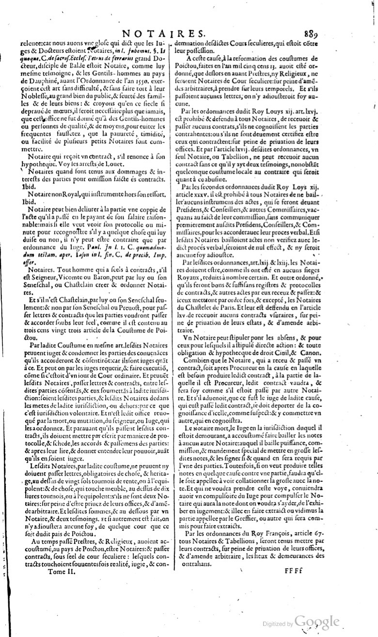 1629 - Veuve Nicolas Buon - Trésor du droit français (29620 T. 2) - BM Lyon