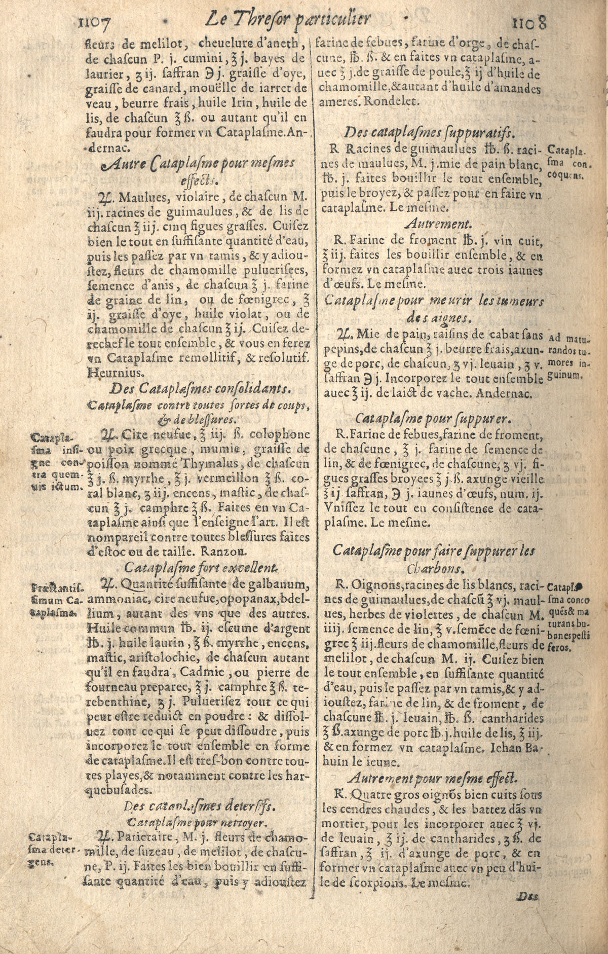 1610 - Étienne Gamonet - Grand Trésor ou dispensaire - CESR Tours