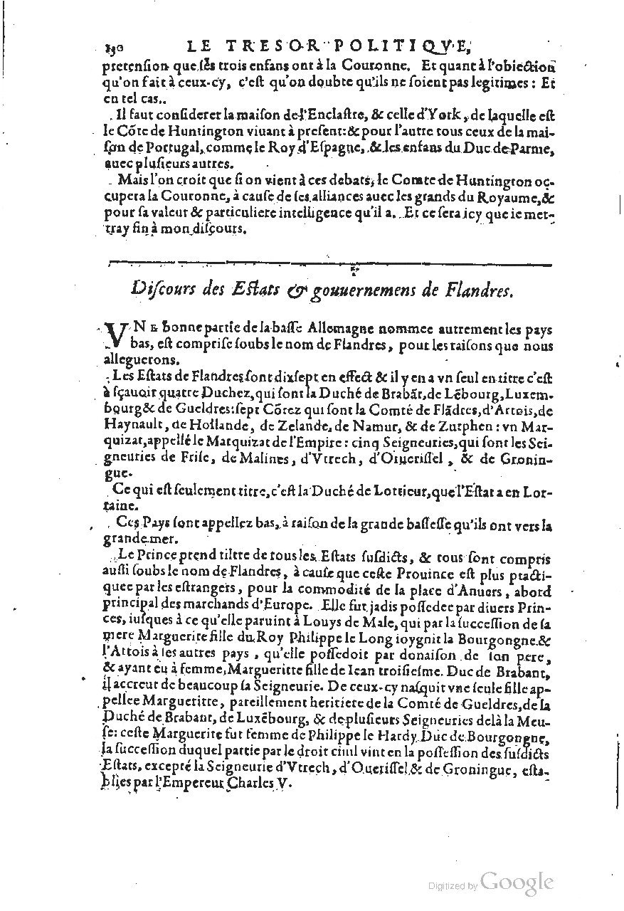 1611 - Pierre Chevalier - Trésor politique - UGent