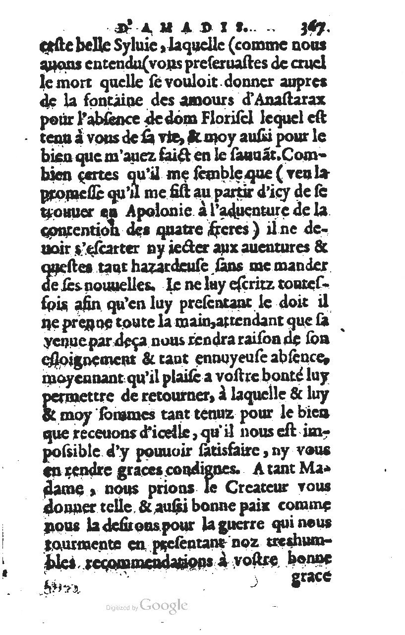1567 - Jean Pygot - Trésor des Amadis - BM Lyon 1567 - Jean Pygot - Trésor des Amadis - BM Lyon