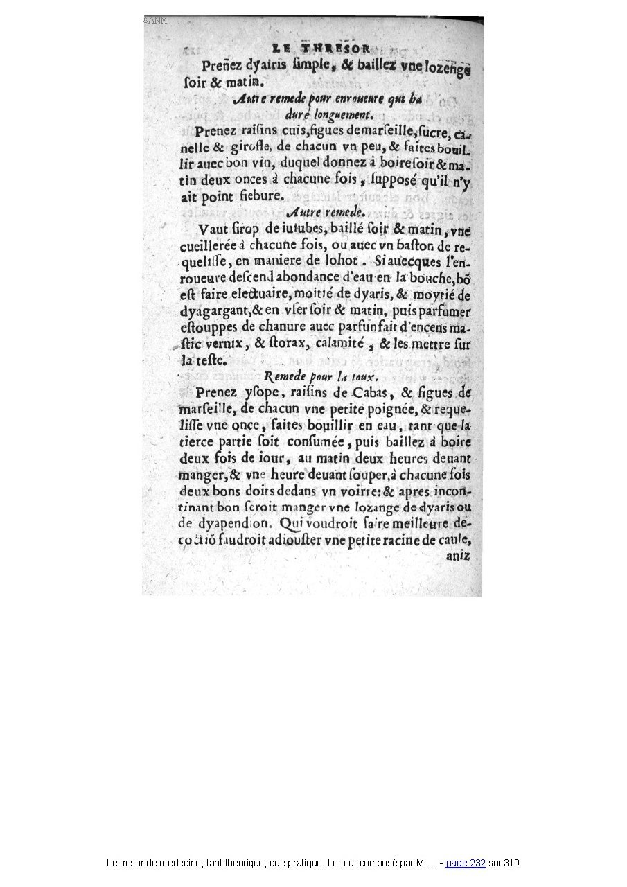 1560 - Pierre et Jan Moine - Trésor de médecine - Université Paris Cité 1560 - Pierre et Jan Moine - Trésor de médecine - Université Paris Cité