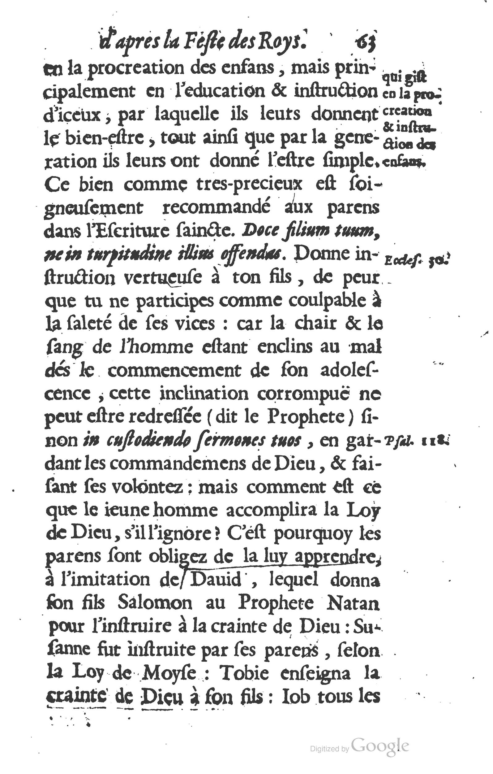 1629 - Manassés de Préaulx - Sermons ou Trésors de la piété chrétienne - BM Lyon