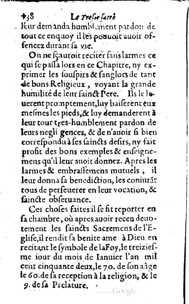 1636 - Jean Billaine - Trésor sacré ou inventaire des saintes reliques - British Library