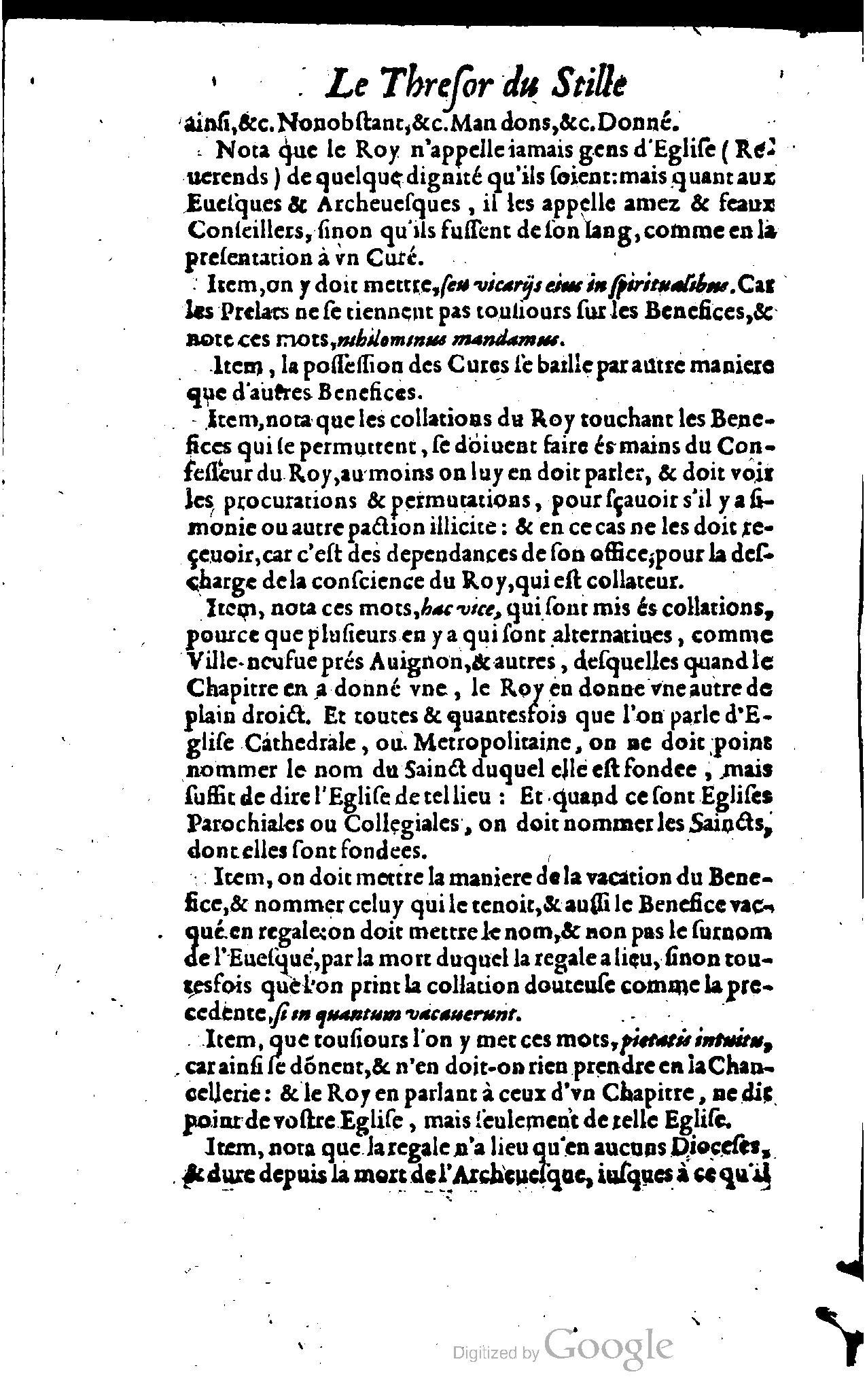 1614 - Jean Richer - Trésor du nouveau style et protocole de la chancellerie de France - BSB Munich