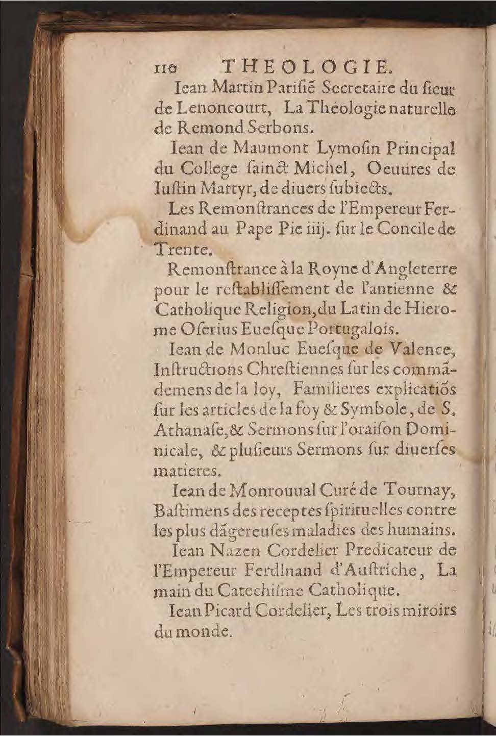 1602 - François Jacquin - Trésor des bons esprits français - BnF Arsenal