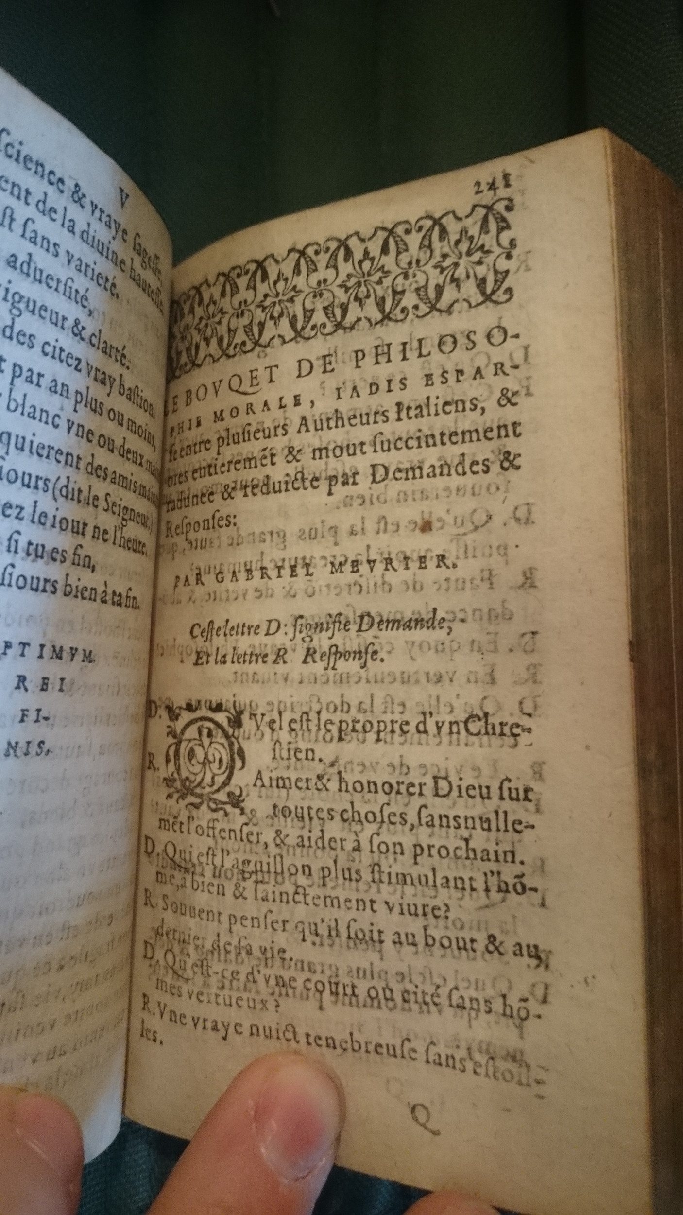 1582 - Nicolas Bonfons - Trésor des sentences dorées - BnF Arsenal 1582 - Nicolas Bonfons - Trésor des sentences dorées - BnF Arsenal