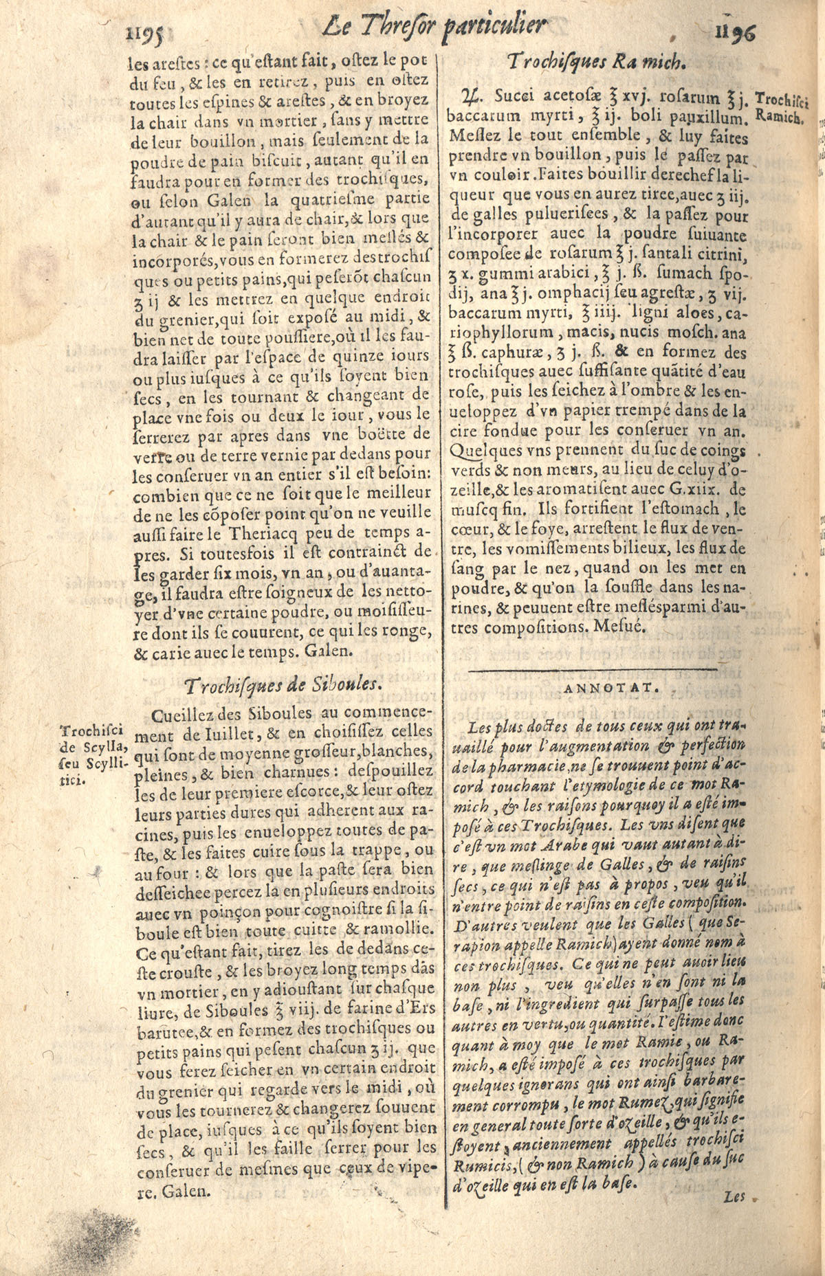 1610 - Étienne Gamonet - Grand Trésor ou dispensaire - CESR Tours