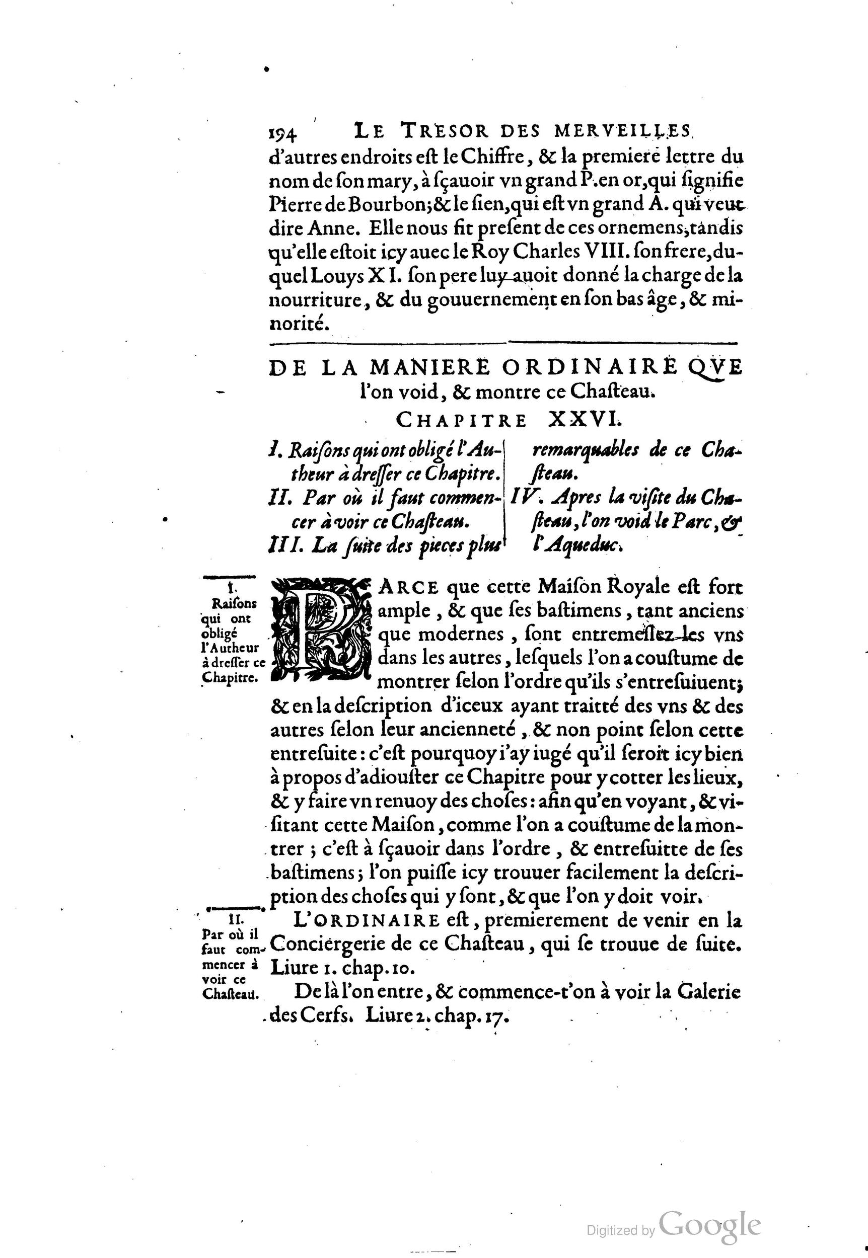 1642 - Sébastien Cramoisy - Trésor des merveilles de la maison royale de Fontainebleau - BM Lyon 1642 - Sébastien Cramoisy - Trésor des merveilles de la maison royale de Fontainebleau - BM Lyon
