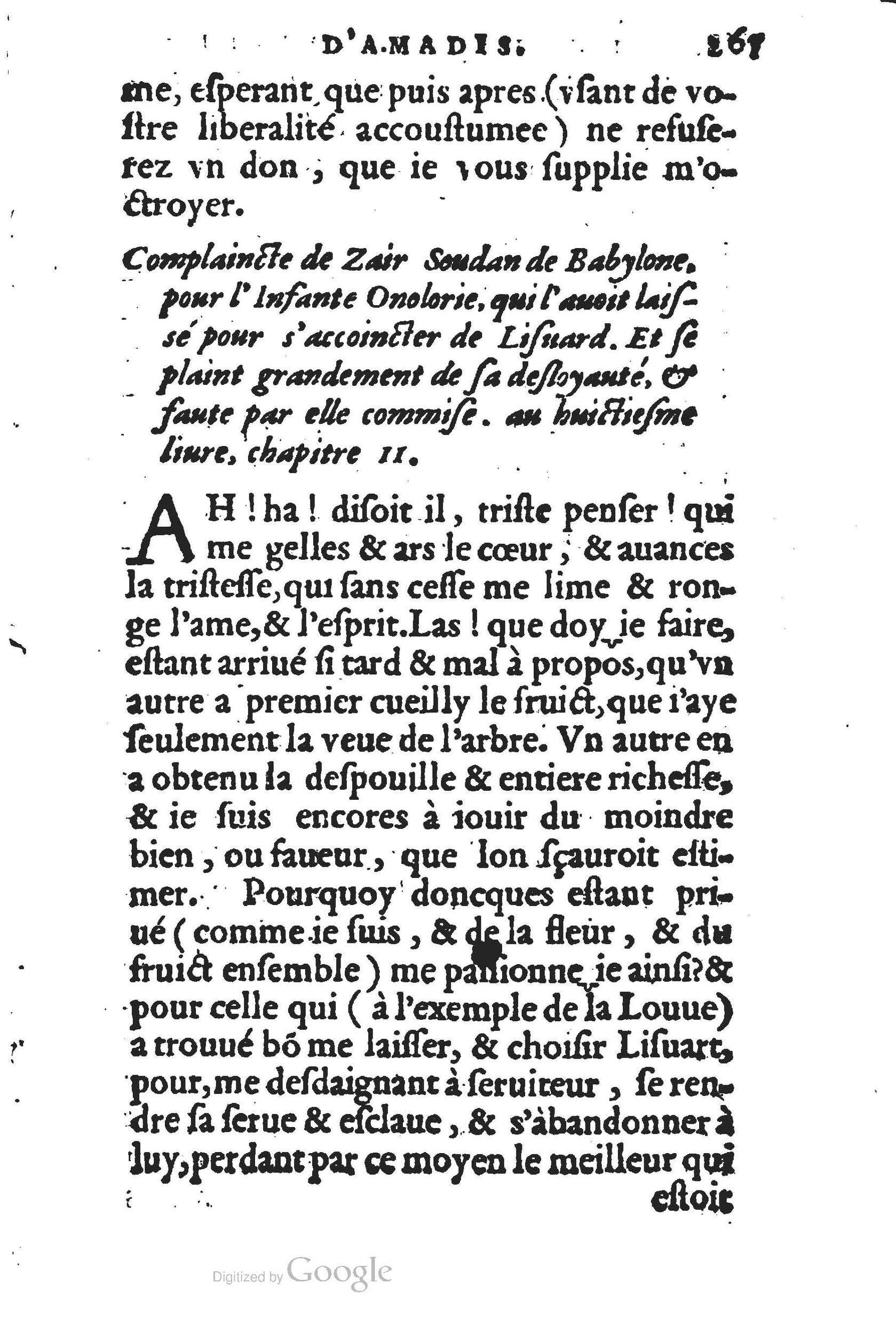 1560 - Jean d’Ogerolles et Gabriel Cotier Lyon - Trésor des Amadis - BSB Munich