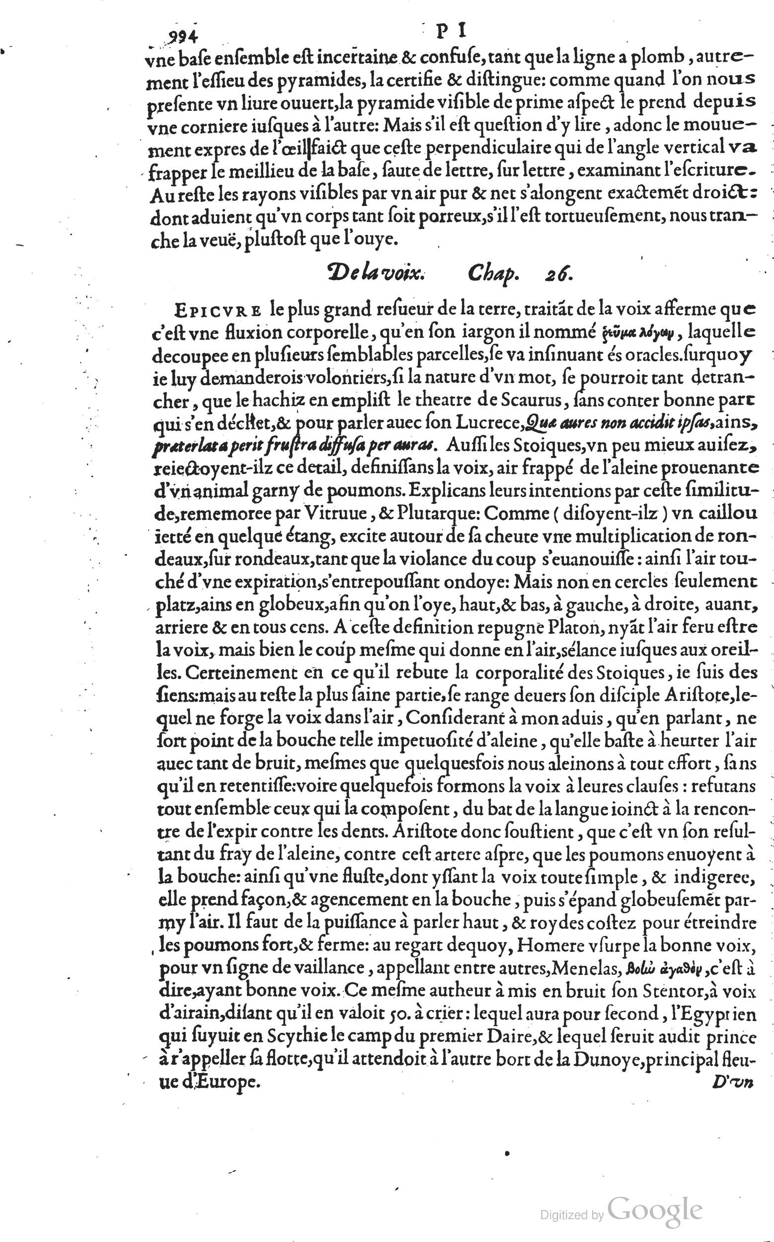 1585 - Barthélemy Honorat - Bibliothèques françaises - BSB Munich