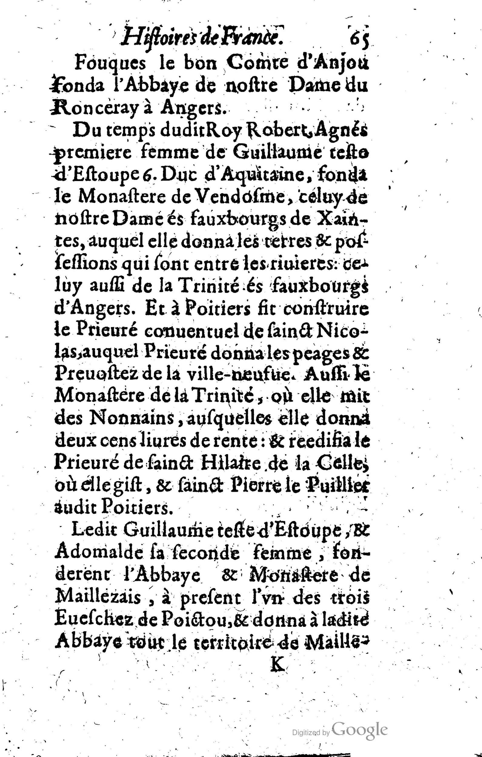 1619 - Jean Corrozet - Trésor des histoires de France - Anvers Musée Plantin-Moretus