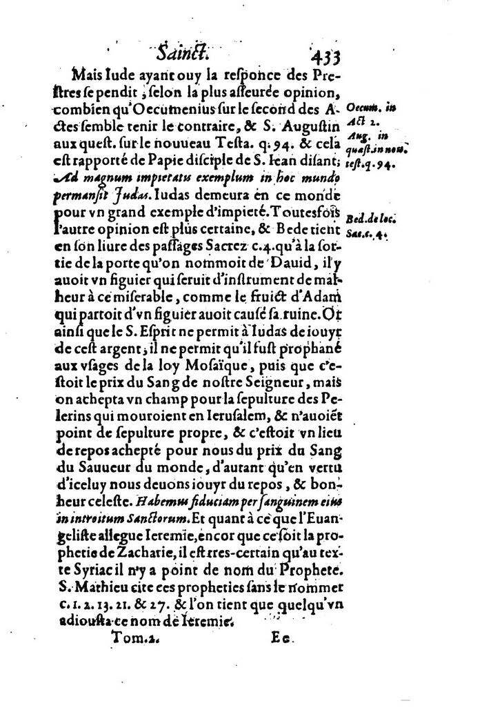 1607 - Nicolas Du Fossé - Trésor quadragésimal - T 02 - BM Lyon 1607 - Nicolas Du Fossé - Trésor quadragésimal - T 02 - BM Lyon
