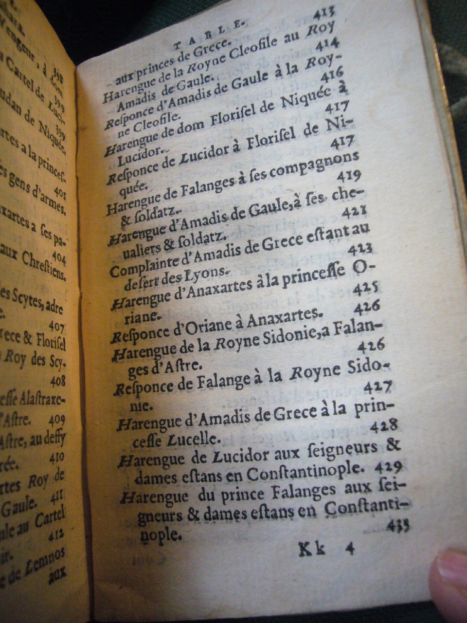 1567 - Jean Pygot - Trésor des Amadis - BnF Arsenal 1567 - Jean Pygot - Trésor des Amadis - BnF Arsenal