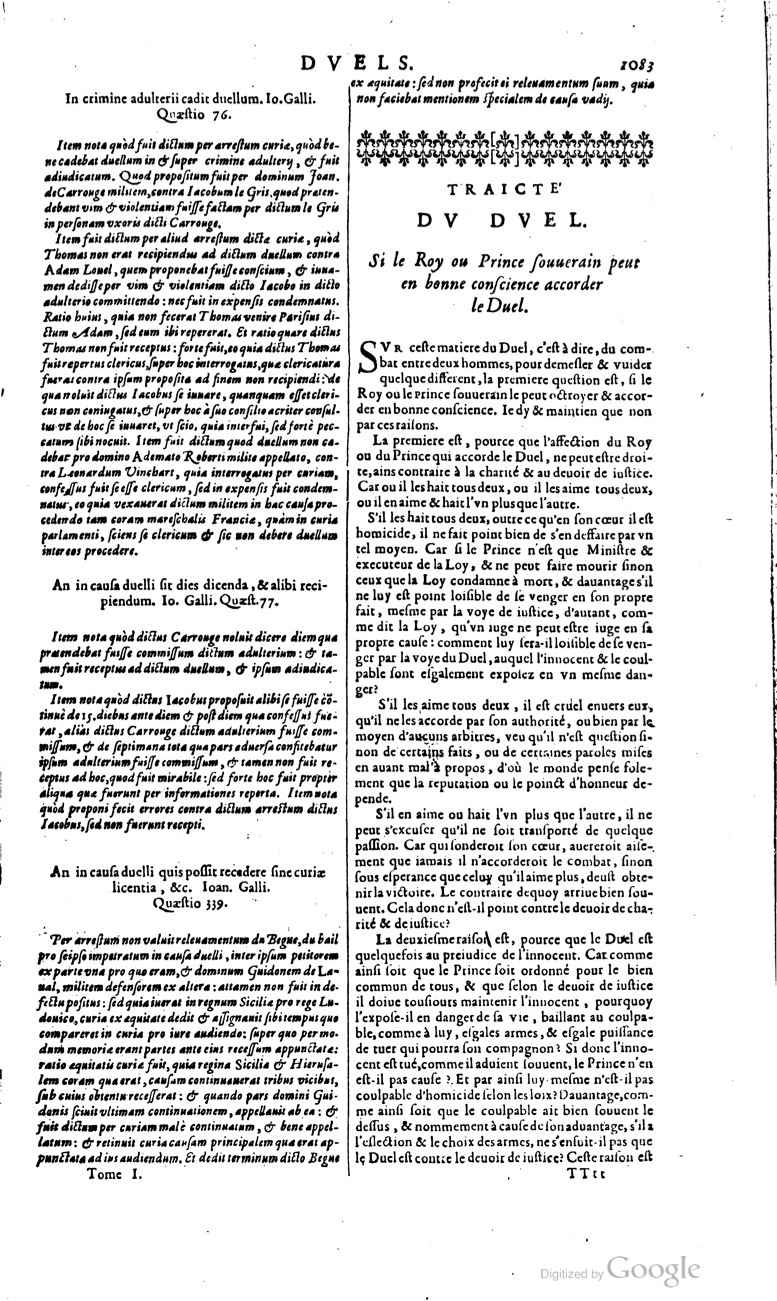 1629 - Veuve Nicolas Buon - Trésor du droit français (21754 T. 1) - BM Lyon