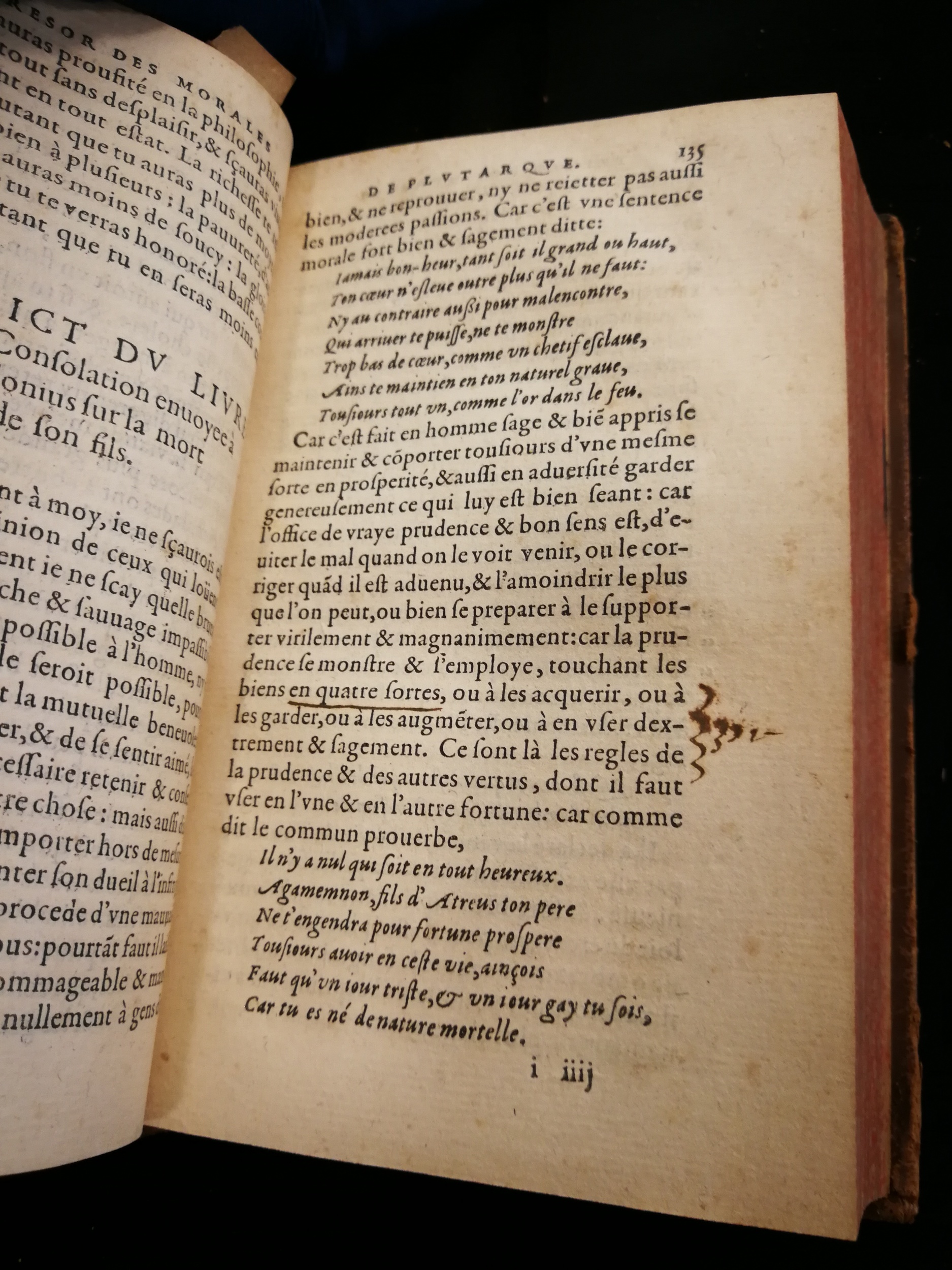 1577 - Jean Poupy - Trésor des morales de Plutarque - Les Méjanes, Aix-en-Provence