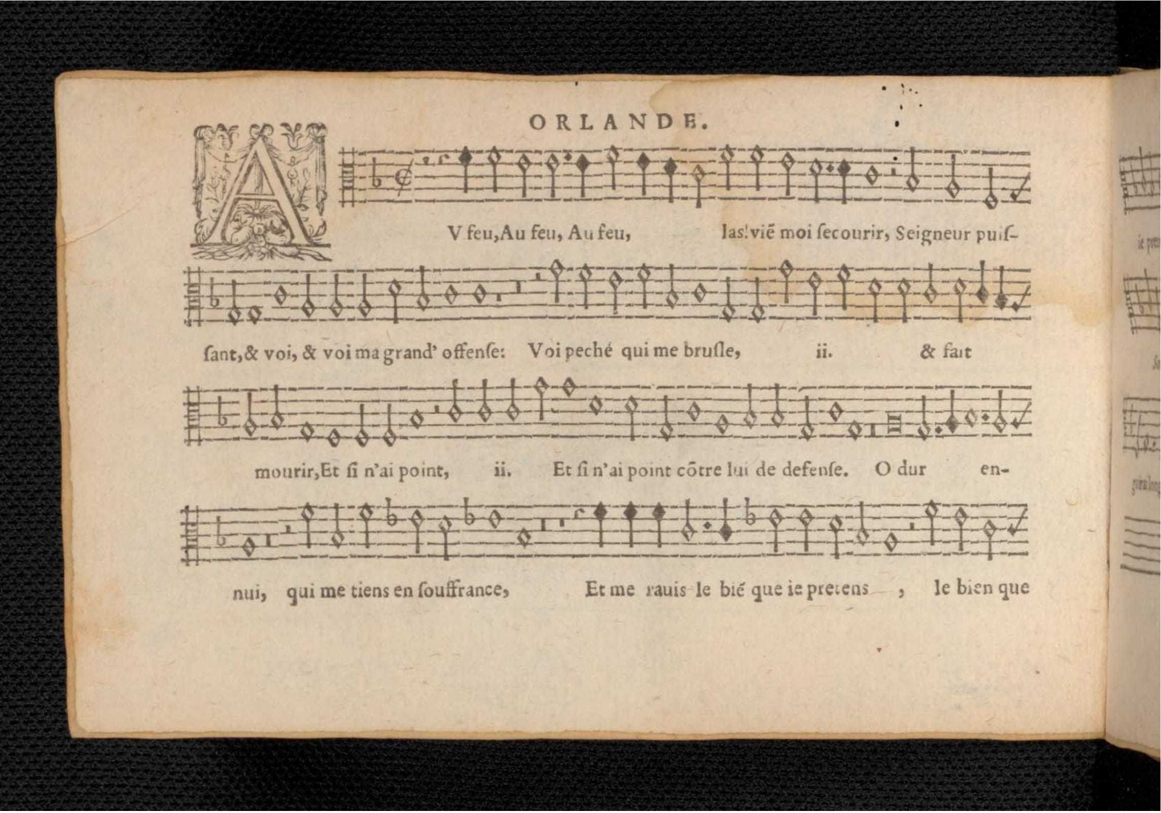 1576 - [Pierre de Saint-André] - Trésor de musique d’Orlande de Lassus Quinta et Sexta pars - KBR Bruxelles