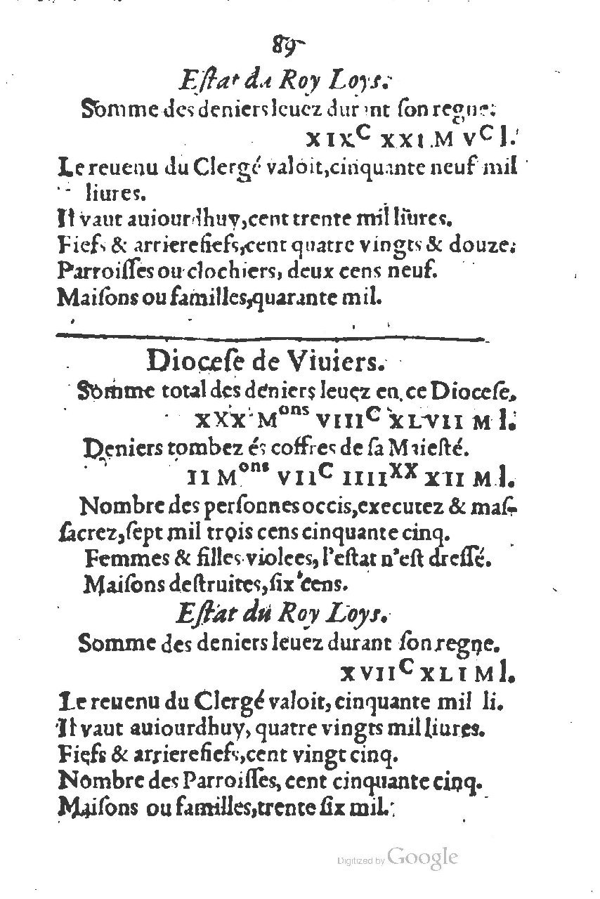 1581 - s.n. - Secret des trésors de France (Livre II) - BSB Munich