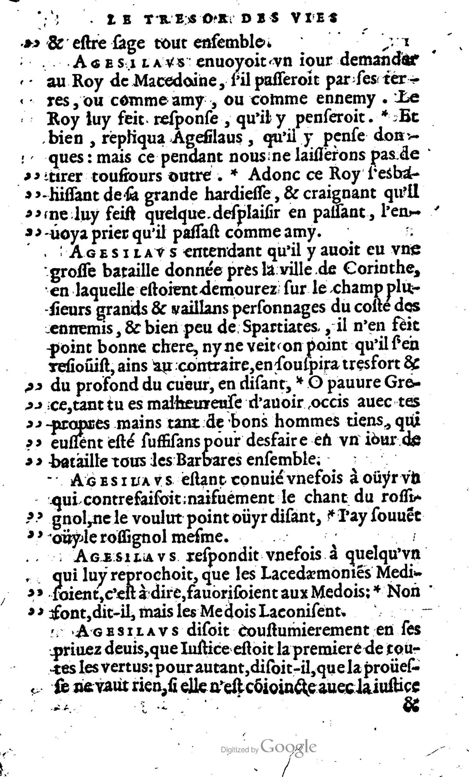 1568 - Willem Silvius - Trésor des vies de Plutarque - Anvers Plantin-Moretus