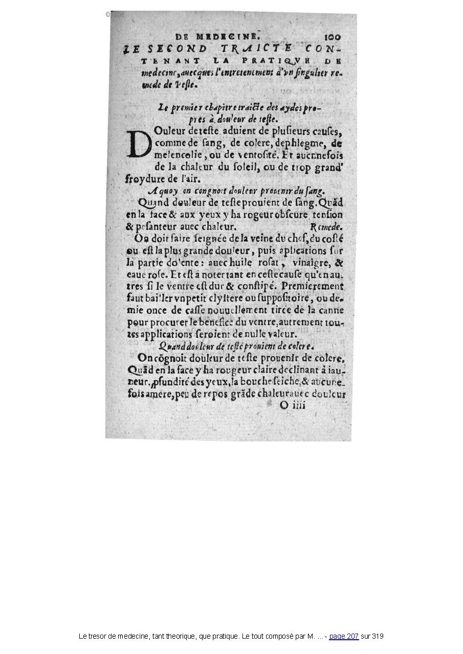 1560 - Pierre et Jan Moine - Trésor de médecine - Université Paris Cité