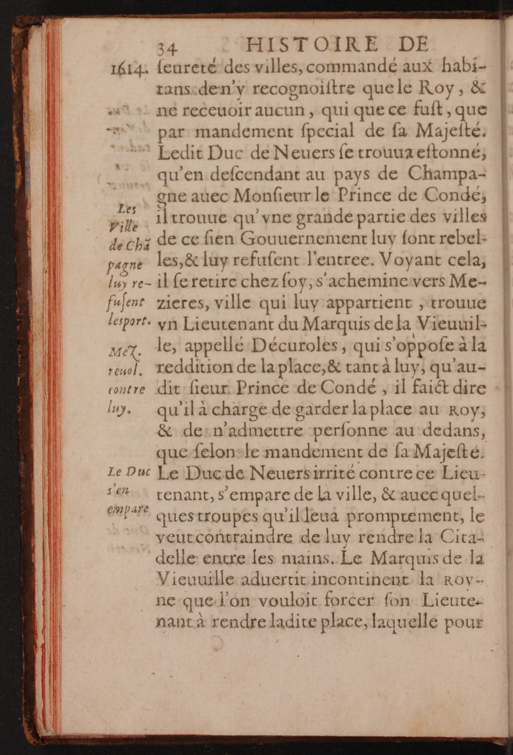 1624 - Joseph Bouillerot - Trésor de l’histoire générale de notre temps - BnF Arsenal 1624 - Joseph Bouillerot - Trésor de l’histoire générale de notre temps - BnF Arsenal