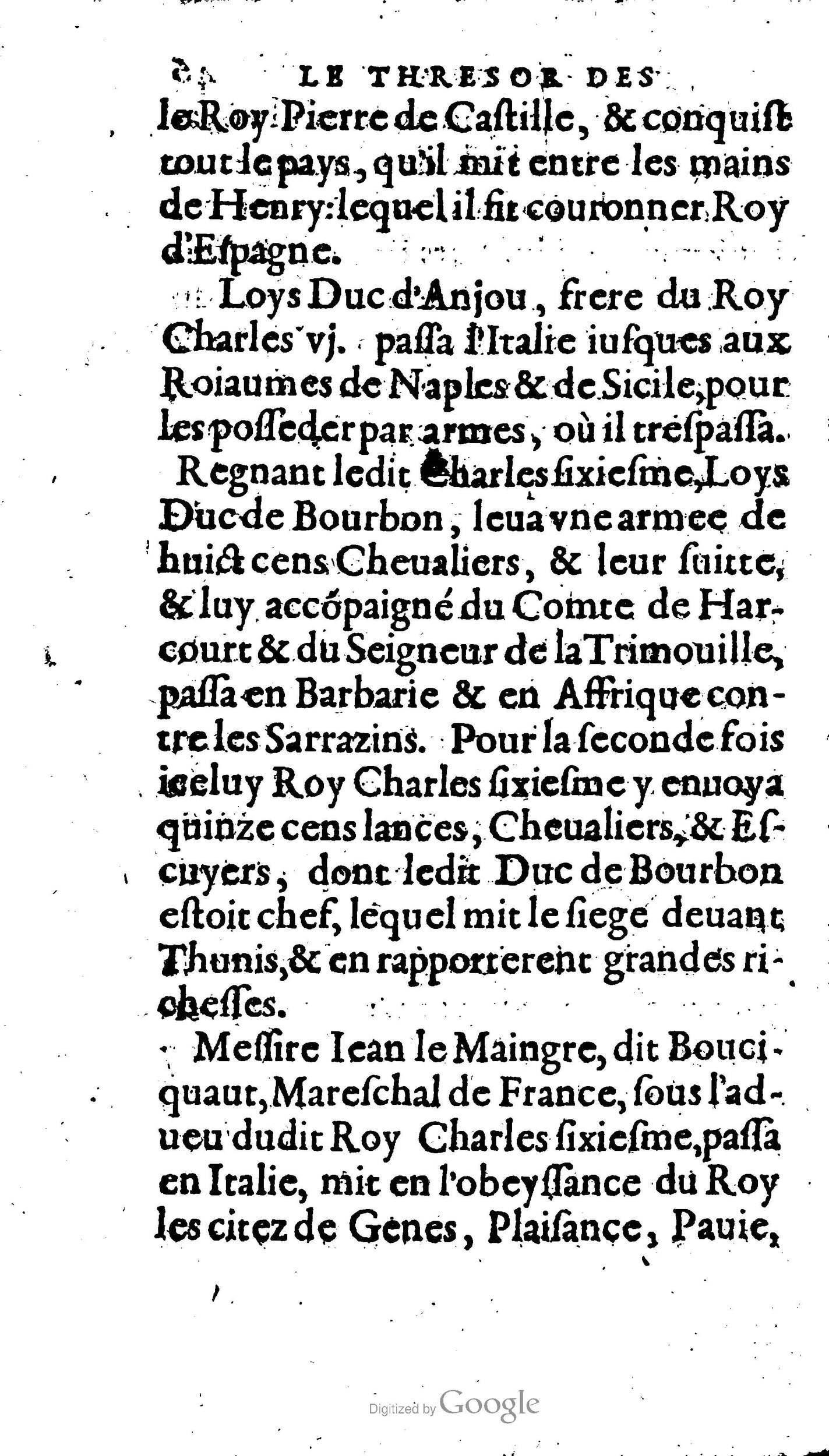 1604 - Galiot Corrozet - Trésor des histoires de France - BNC Florence