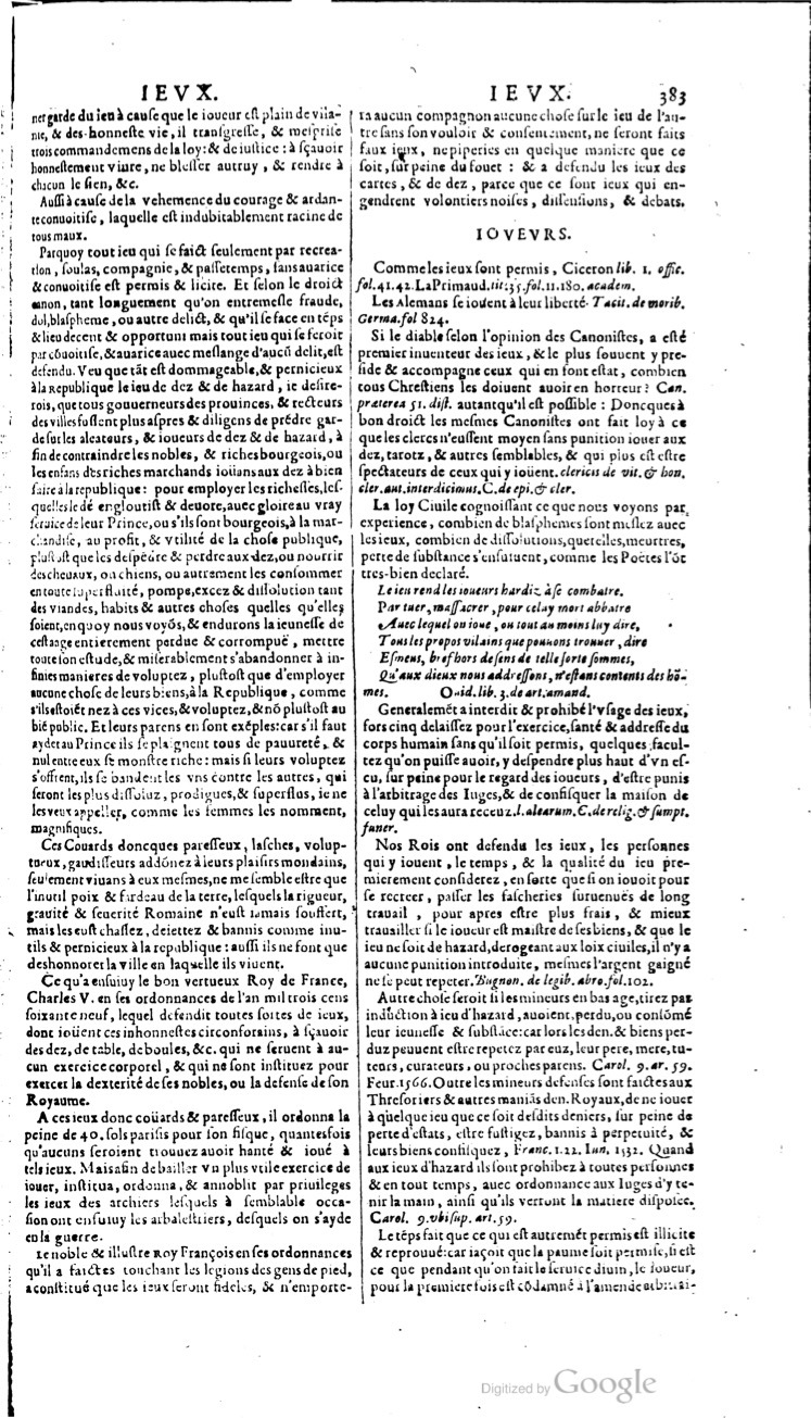 1629 - Veuve Nicolas Buon - Trésor du droit français (21754 T. 2) - BM Lyon