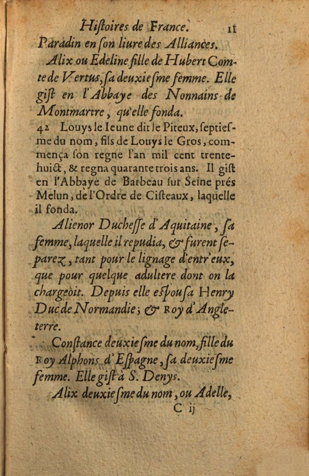 1639 - Jean Corrozet - Trésor des histoires de France - BSB Munich 1639 - Jean Corrozet - Trésor des histoires de France - BSB Munich