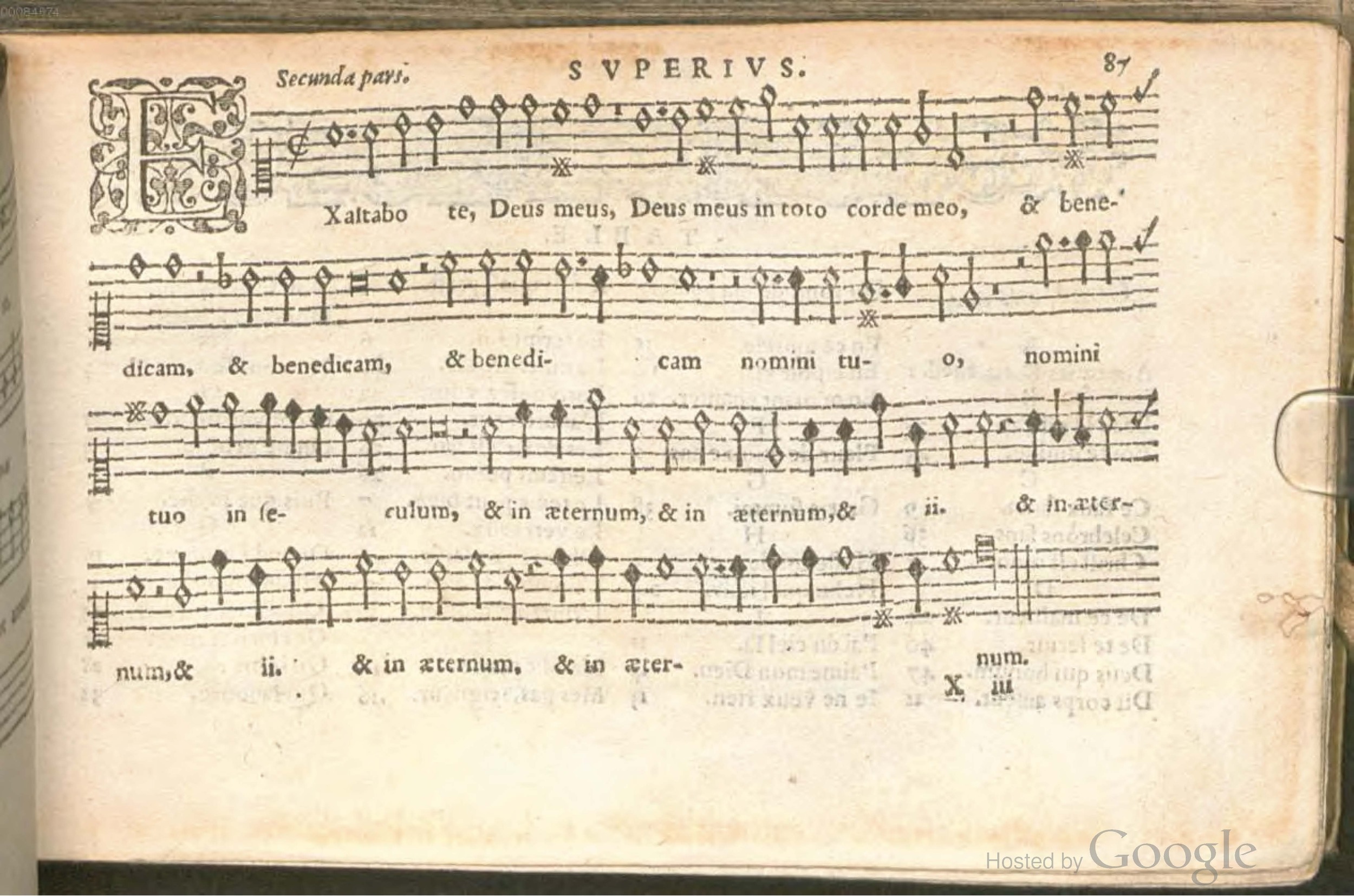 1576 - [Pierre de Saint-André] - Trésor de musique d’Orlande de Lassus Superius - BSB Munich
