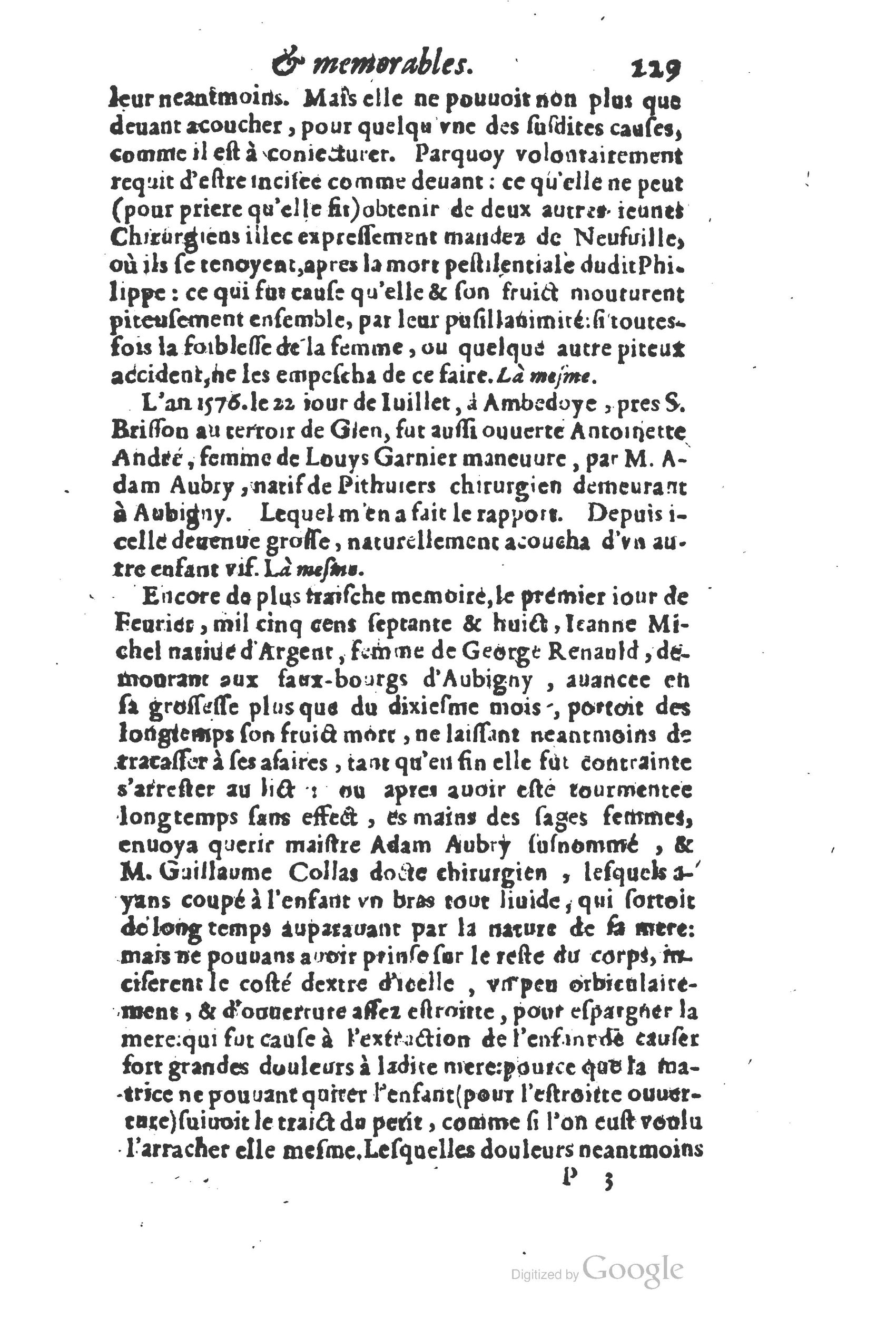 1610 - Paul Marceau - Trésor d’histoires admirables et mémorables - Princeton