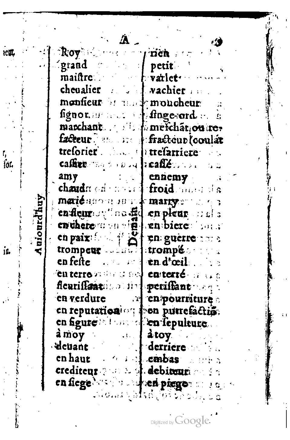 1582 - Nicolas Bonfons - Trésor des sentences dorées - BM Lyon 1582 - Nicolas Bonfons - Trésor des sentences dorées - BM Lyon