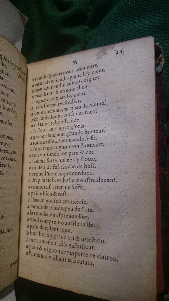 1579 - Nicolas Lescuyer - Trésor des sentences dorées - BnF