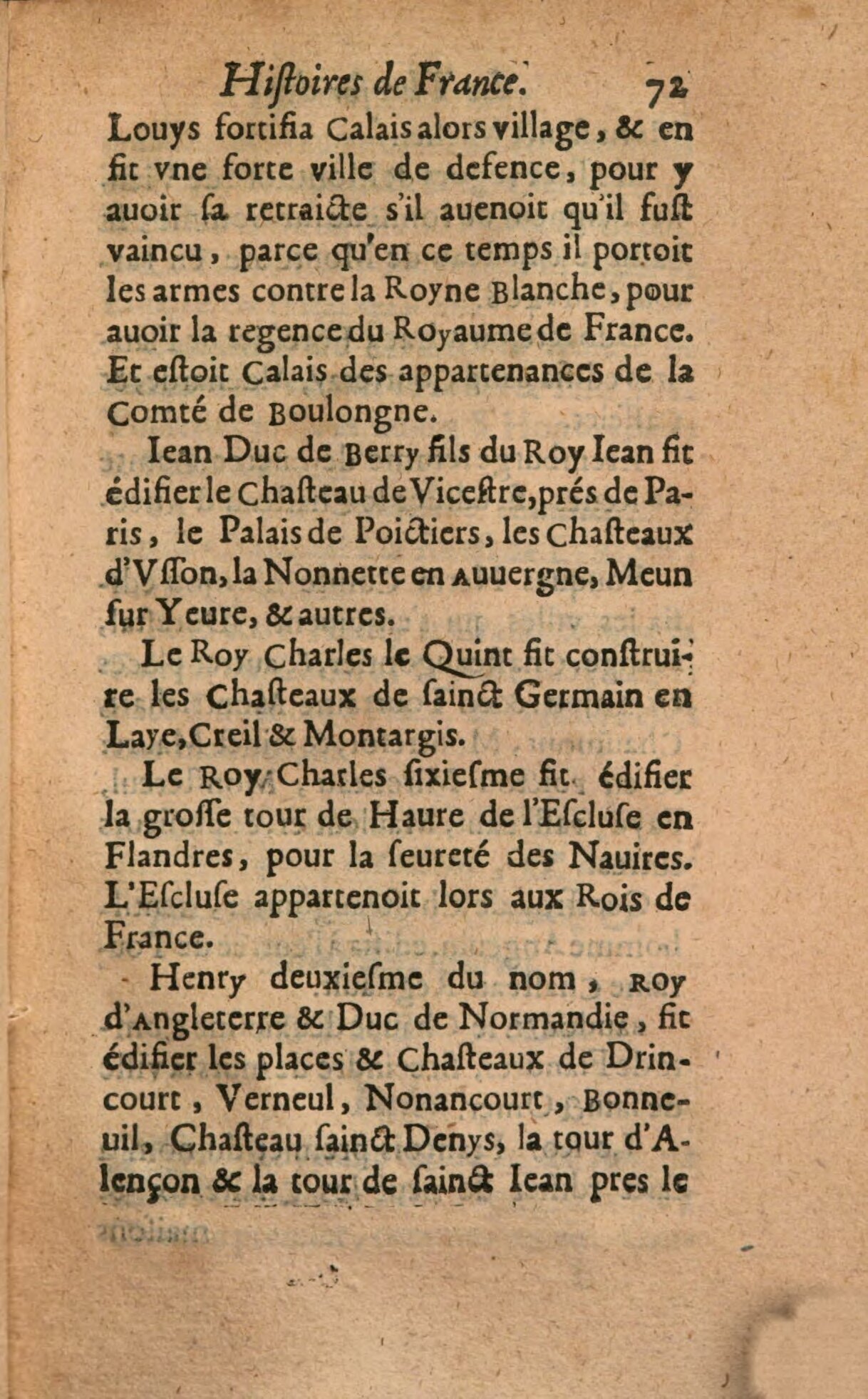 1639 - Jean Corrozet - Trésor des histoires de France - BSB Munich 1639 - Jean Corrozet - Trésor des histoires de France - BSB Munich