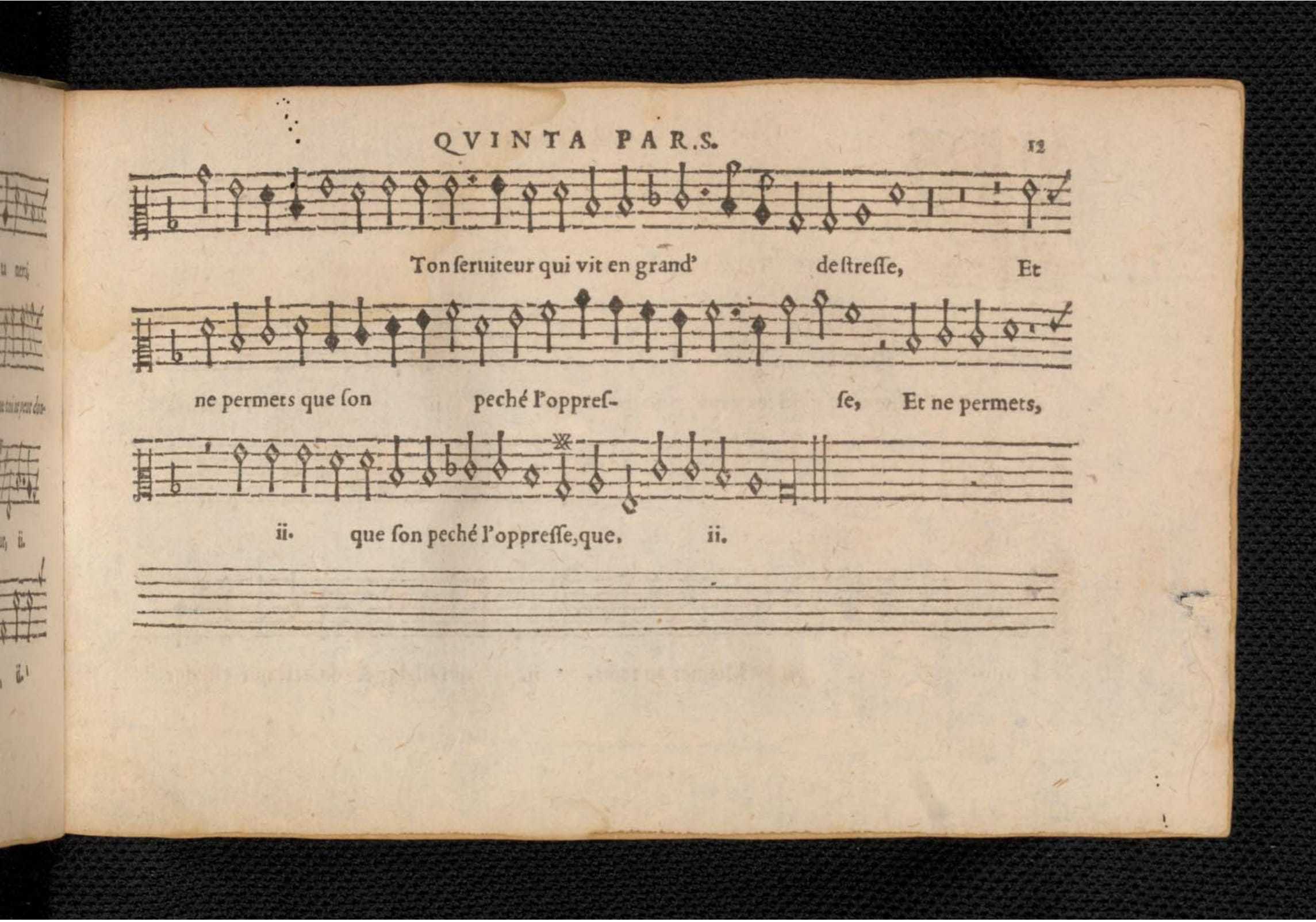 1576 - [Pierre de Saint-André] - Trésor de musique d’Orlande de Lassus Quinta et Sexta pars - KBR Bruxelles