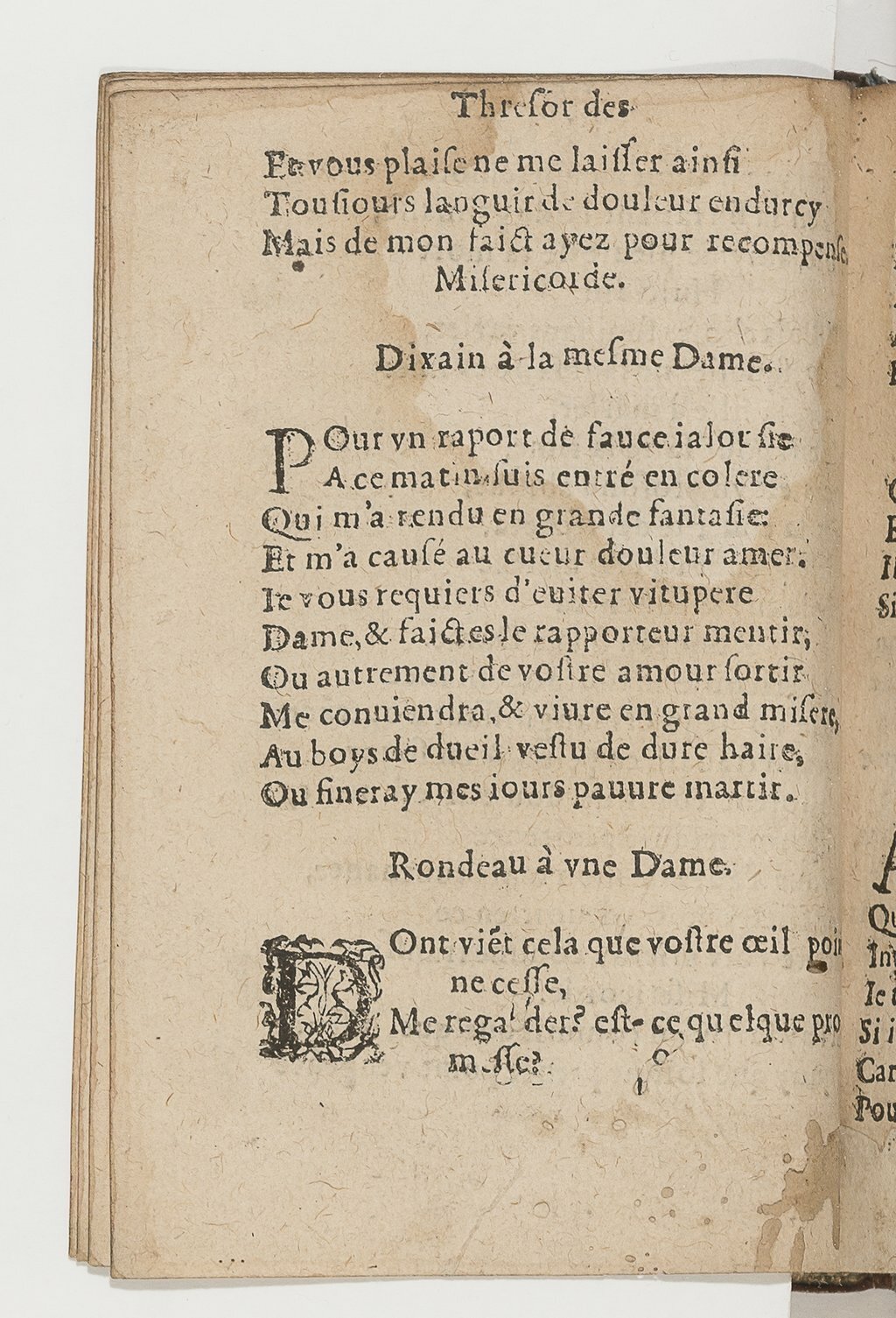 1568c. - Veuve Jean Bonfons - Trésor des joyeuses inventions du parangon de poésies - BnF Arsenal