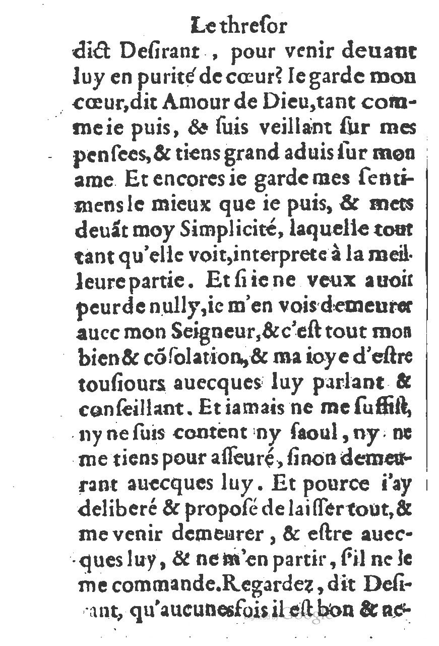 1578 - Guillaume Chaudière - Trésor de dévotion traitant de plusieurs belles vertus - BM Lyon