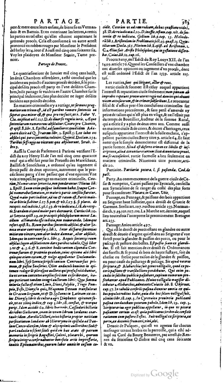 1629 - Veuve Nicolas Buon - Trésor du droit français (21754 T. 2) - BM Lyon