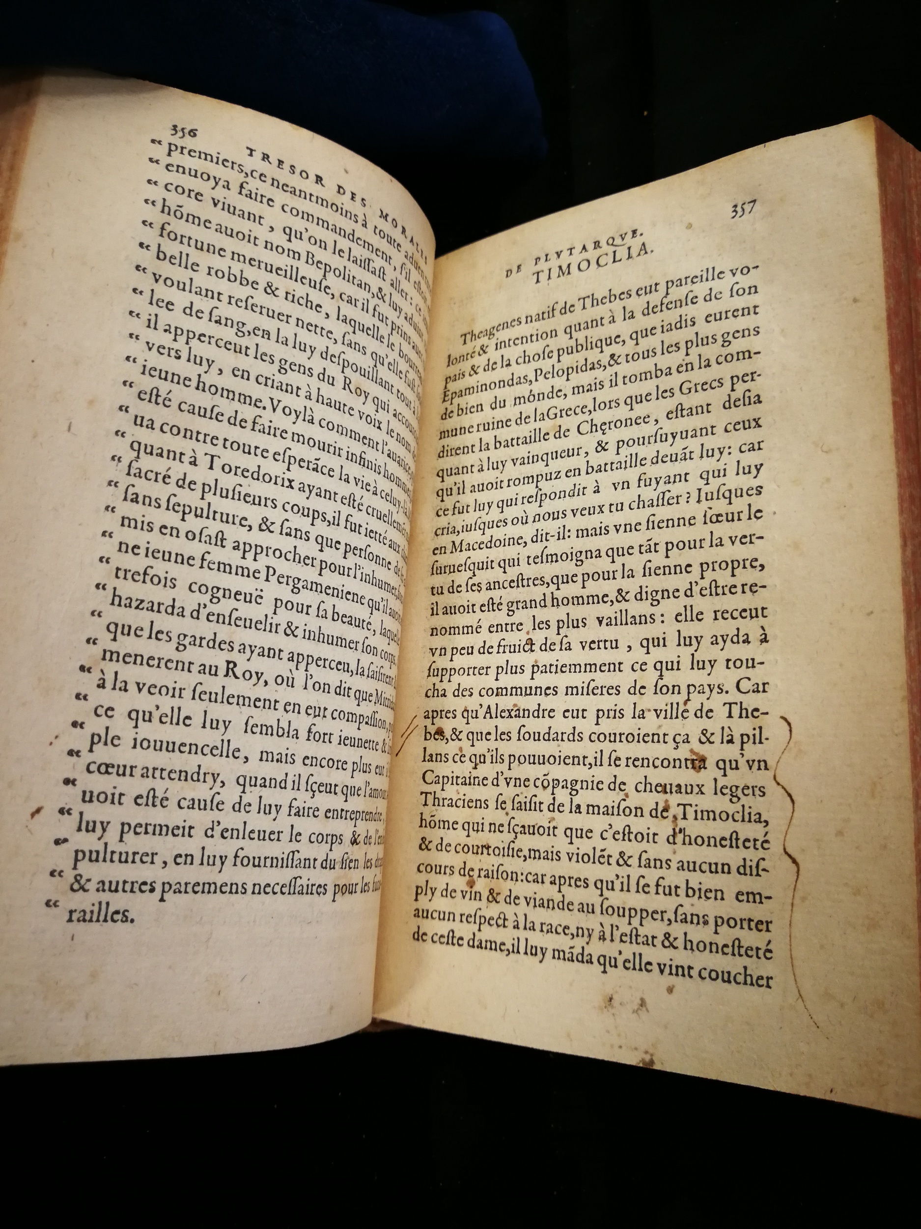 1577 - Jean Poupy - Trésor des morales de Plutarque - Les Méjanes, Aix-en-Provence 1577 - Jean Poupy - Trésor des morales de Plutarque - Les Méjanes, Aix-en-Provence