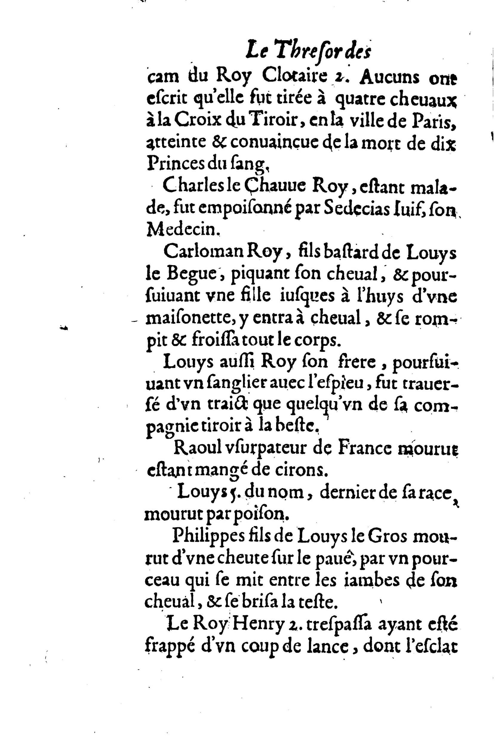 1633 - Jean Corrozet - Trésor des histoires de France - BM Lyon 1633 - Jean Corrozet - Trésor des histoires de France - BM Lyon