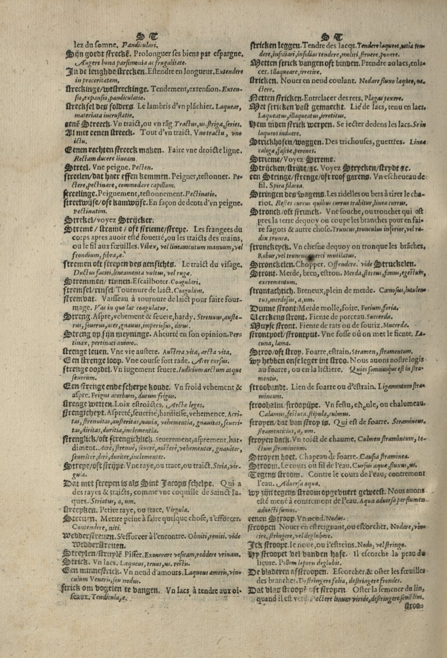 1573 - Christophe Plantin - Trésor du langage bas-allemand - Greifswald