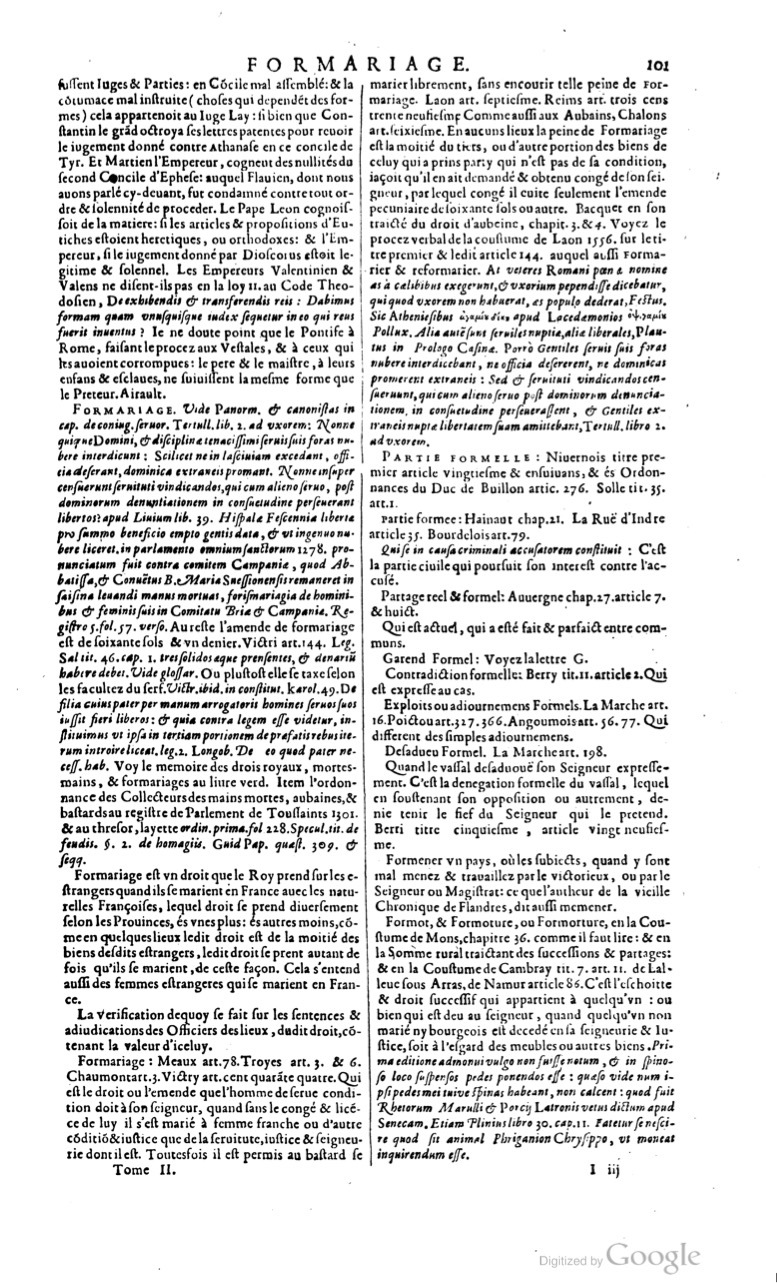 1629 - Veuve Nicolas Buon - Trésor du droit français (21754 T. 2) - BM Lyon