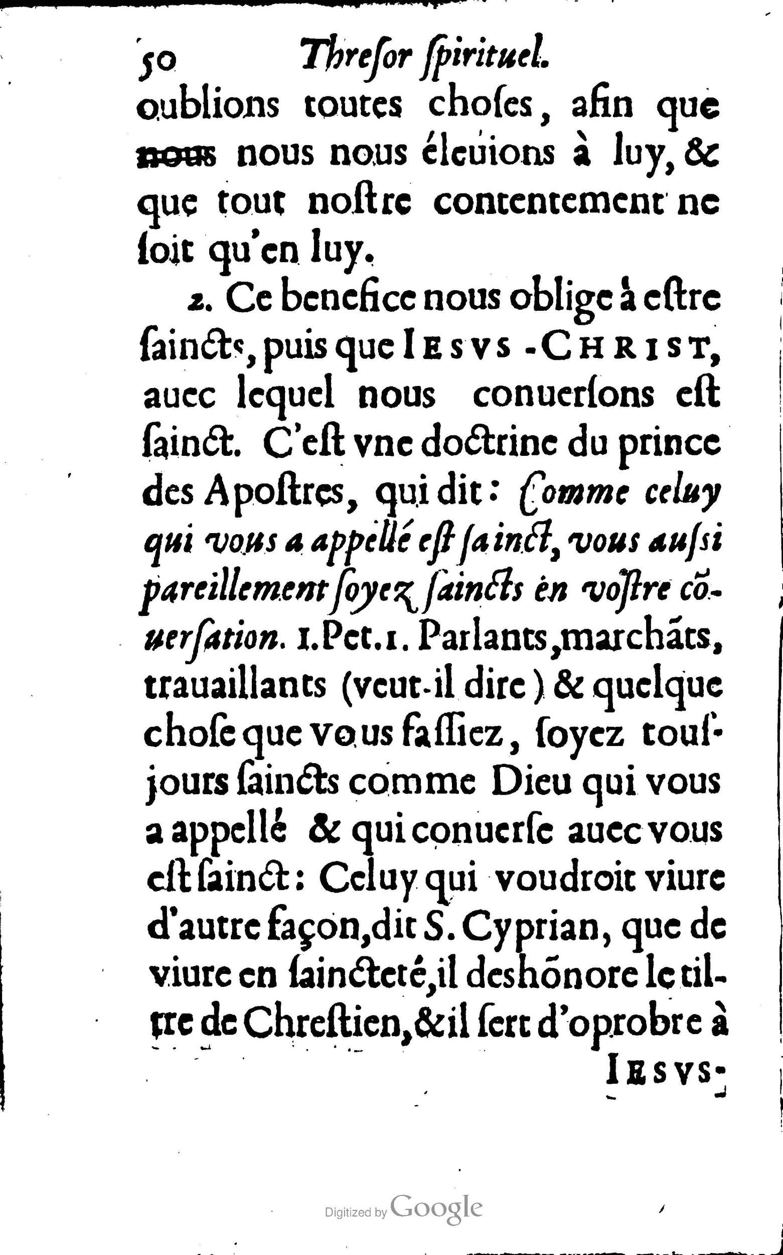1633 - François Waudré - Trésor spirituel contenant les excellences du christianisme - BM Lyon