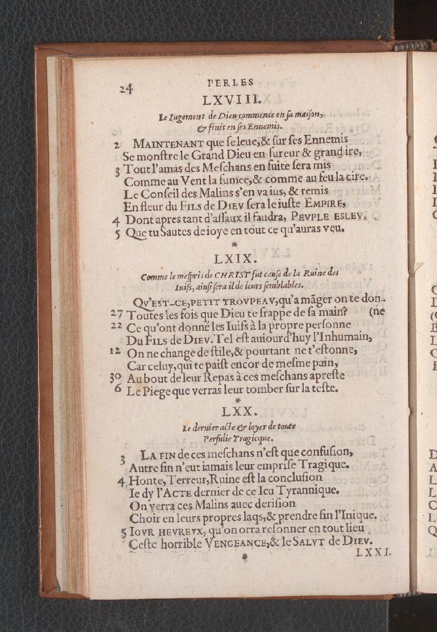 1577 - Jean de Laon - Trésor des 150 psaumes de David - Genève
