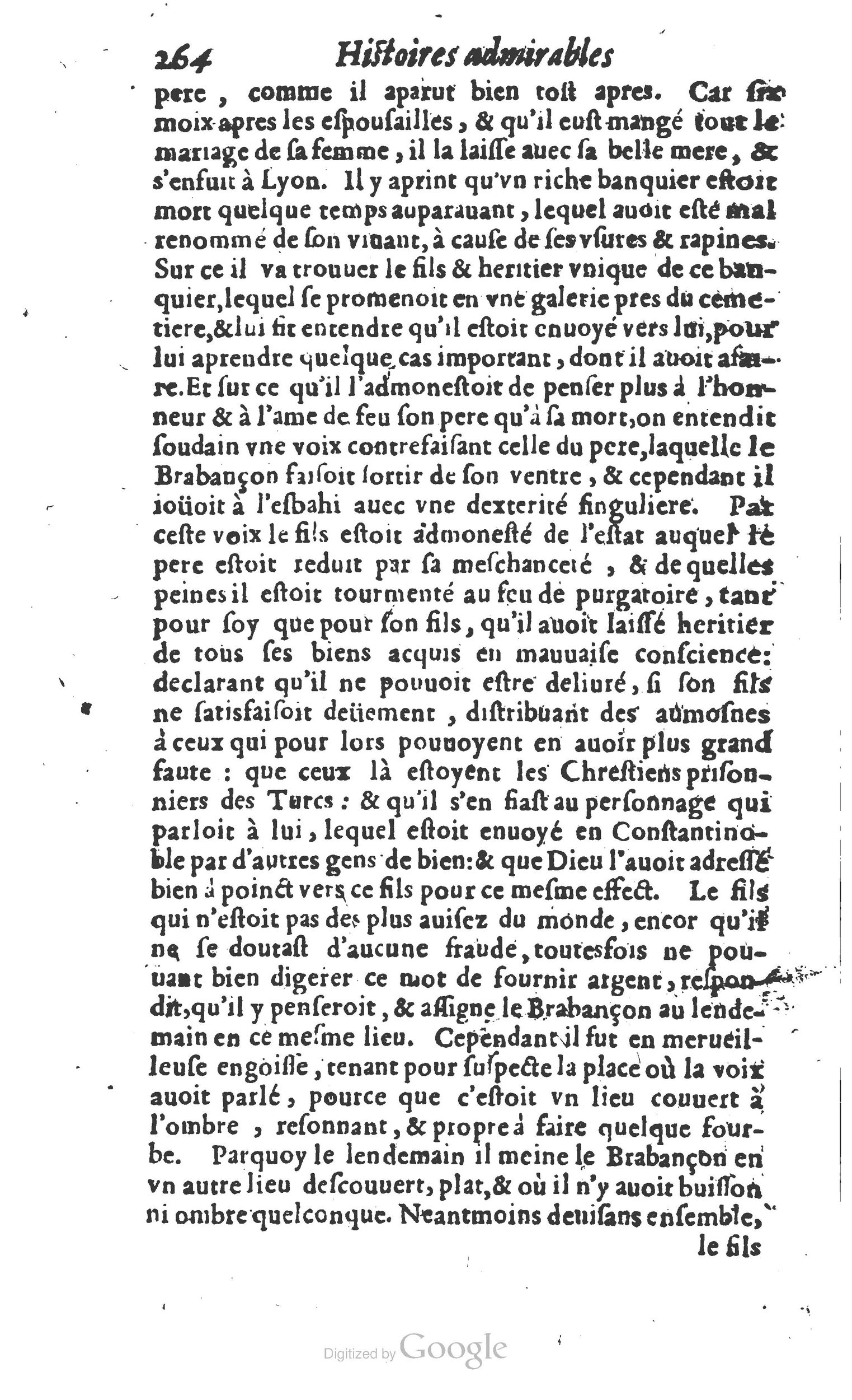 1610 - Paul Marceau - Trésor d’histoires admirables et mémorables - Princeton
