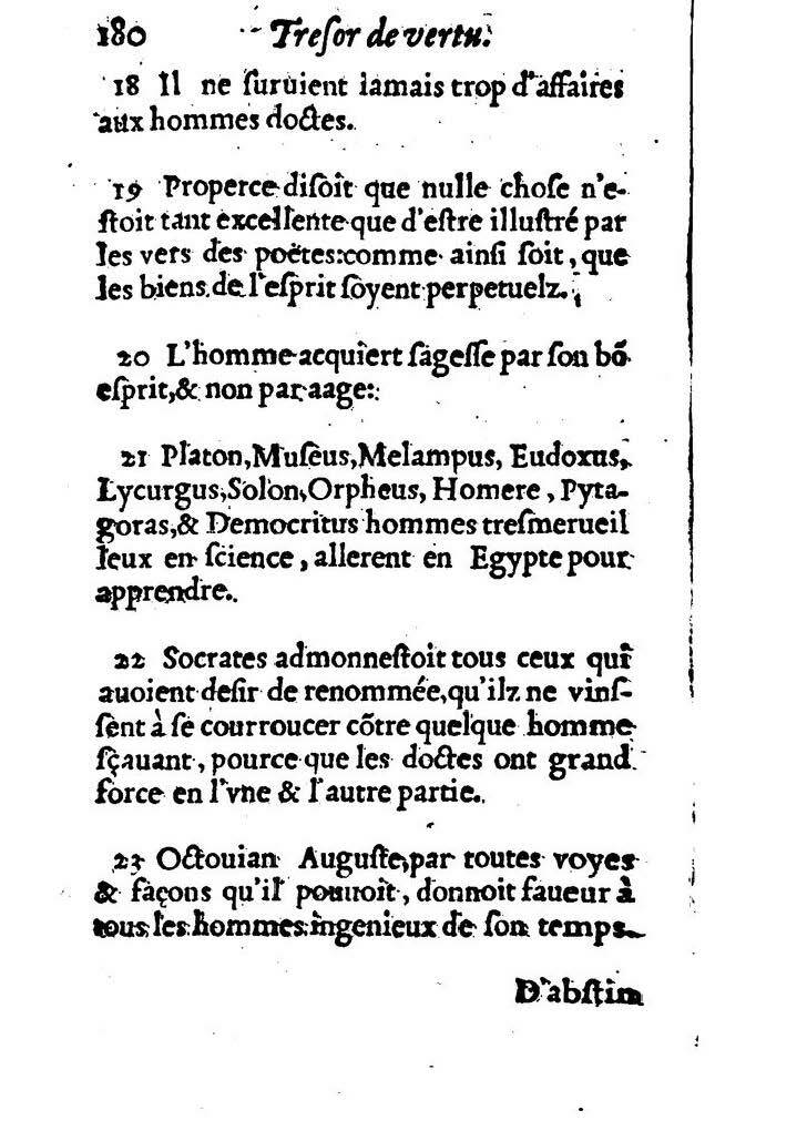 1558 - Nicolas Perrineau et Jean Temporal - Trésor de vertu - BM Lyon