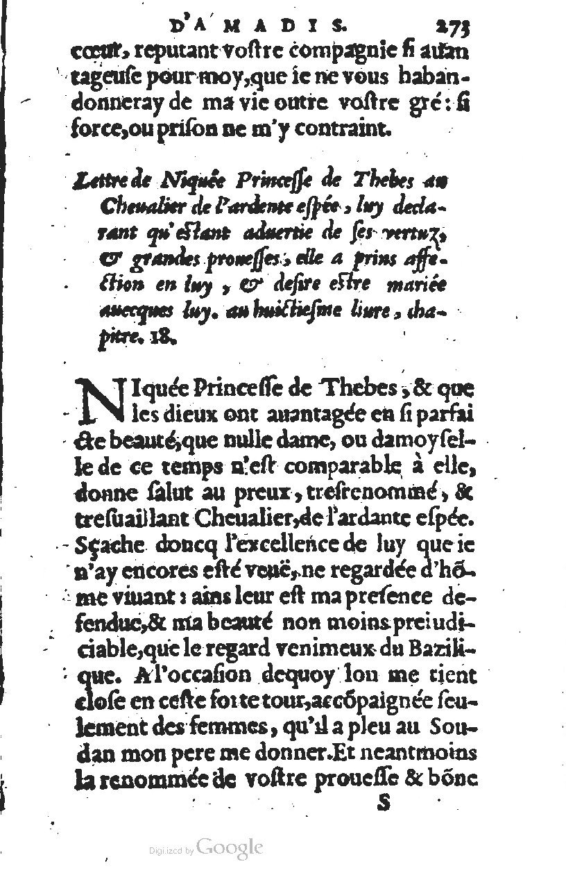 1567 - Jean Pygot - Trésor des Amadis - BM Lyon