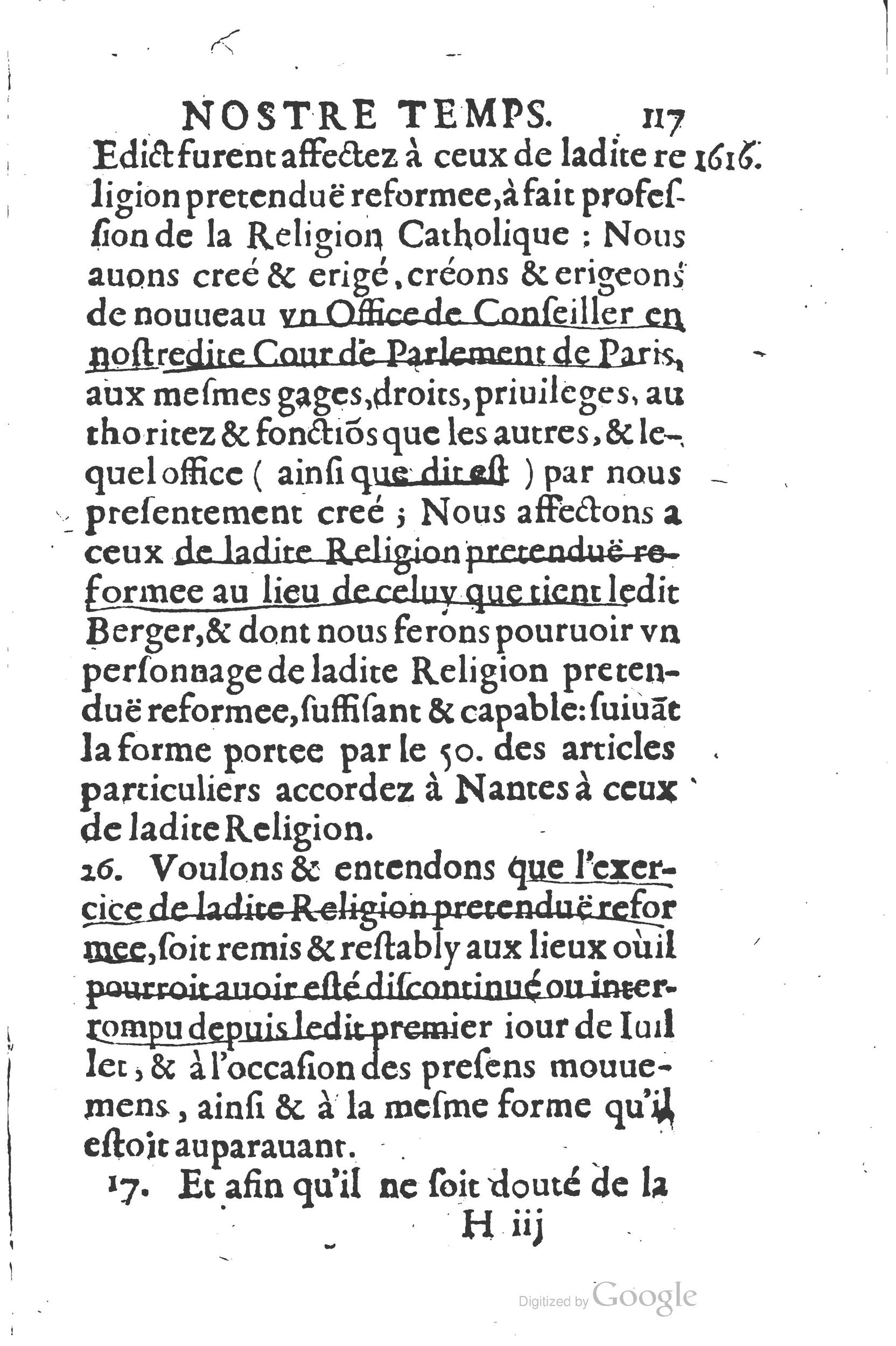 1626 - Joseph Bouillerot - Trésor de l’histoire générale de notre temps - BSB Munich
