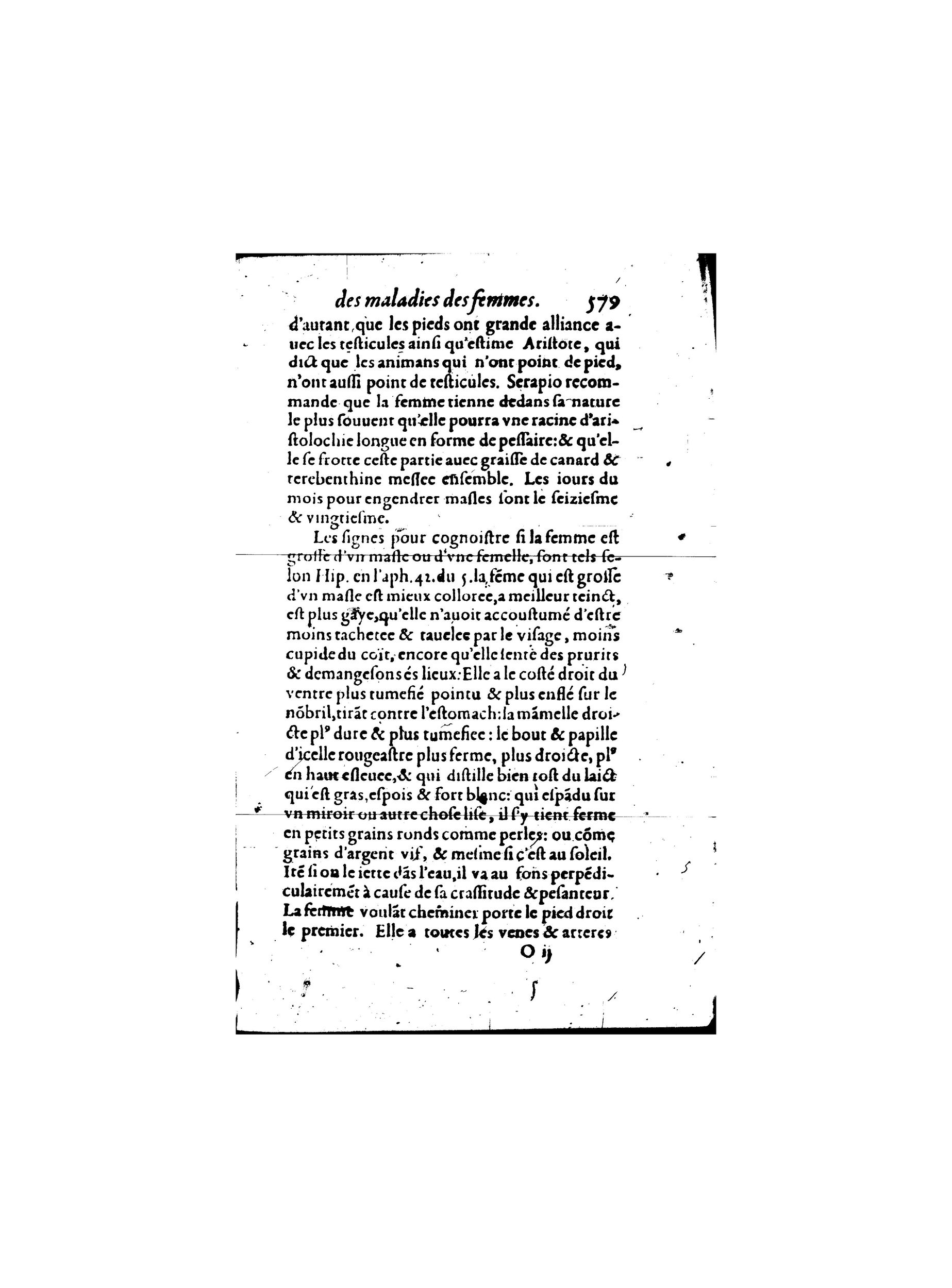 1587 - Jacques du Puis - Trésor des remèdes secrets pour les maladies des femmes - BnF